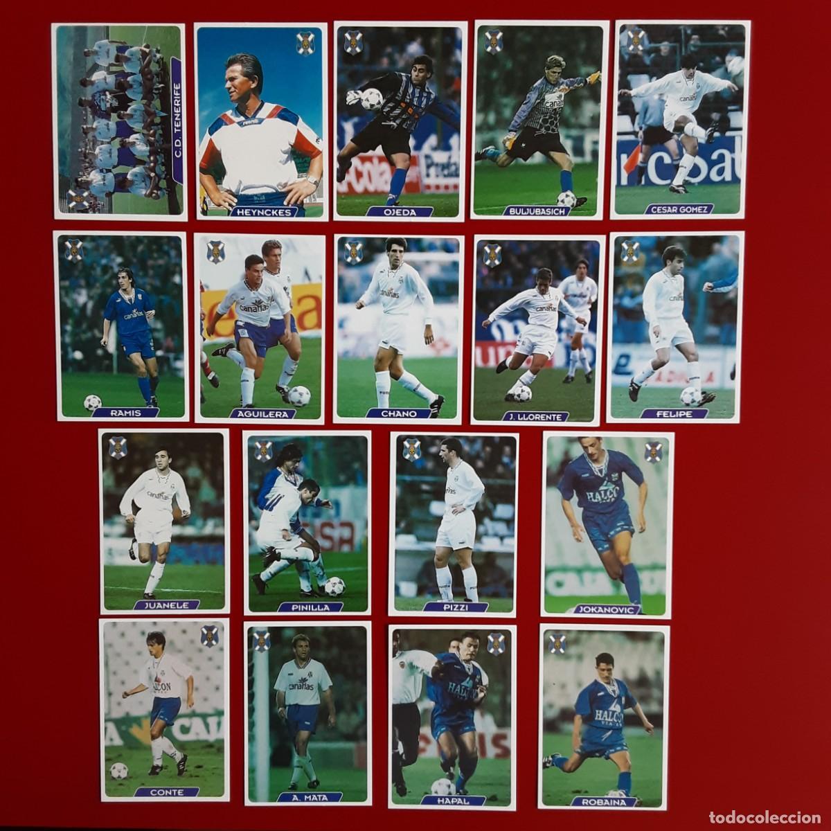Football Stickers: EQUIPO COMPLETO TENERIFE LIGA TEMPORADA 1995 1996 95 96 MUNDICROMO SPORT MC