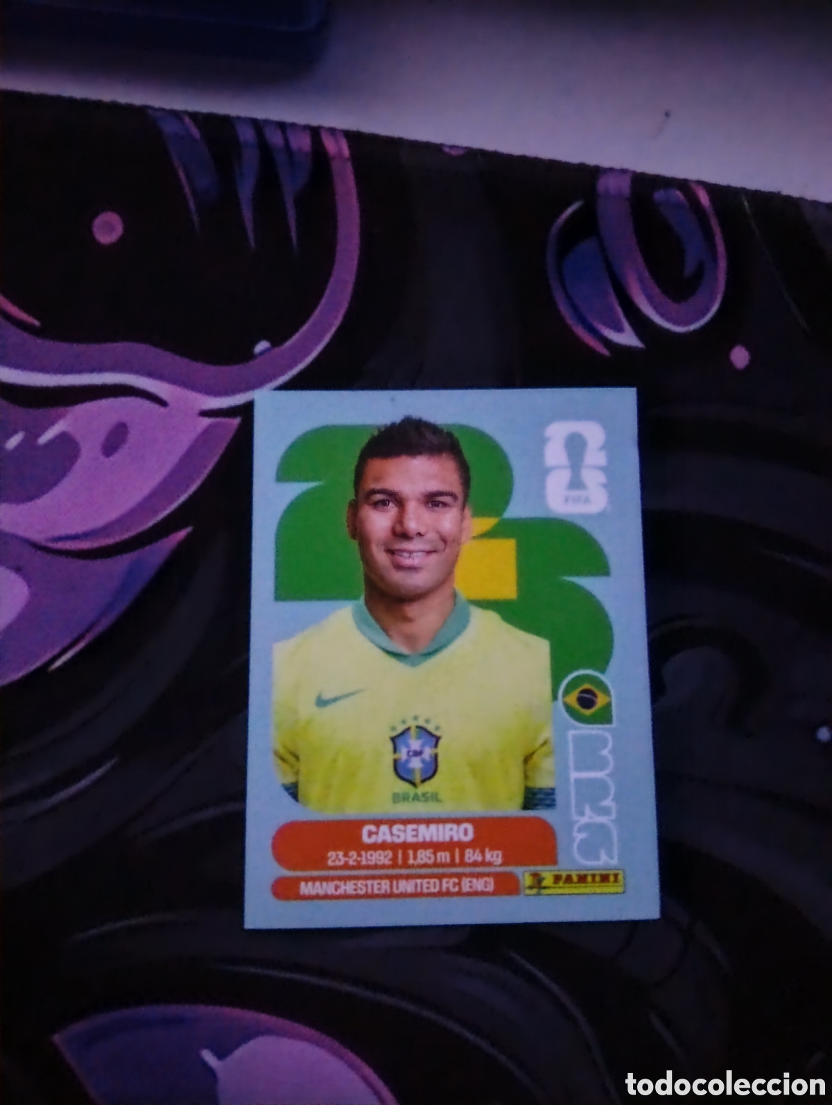 Cromos de f&uacute;tbol: BRA 10 BRA10 CASEMIRO BRASIL ⚽ PANINI FIFA MUNDIAL WORLD CUP 26 2026 STICKER ⚽