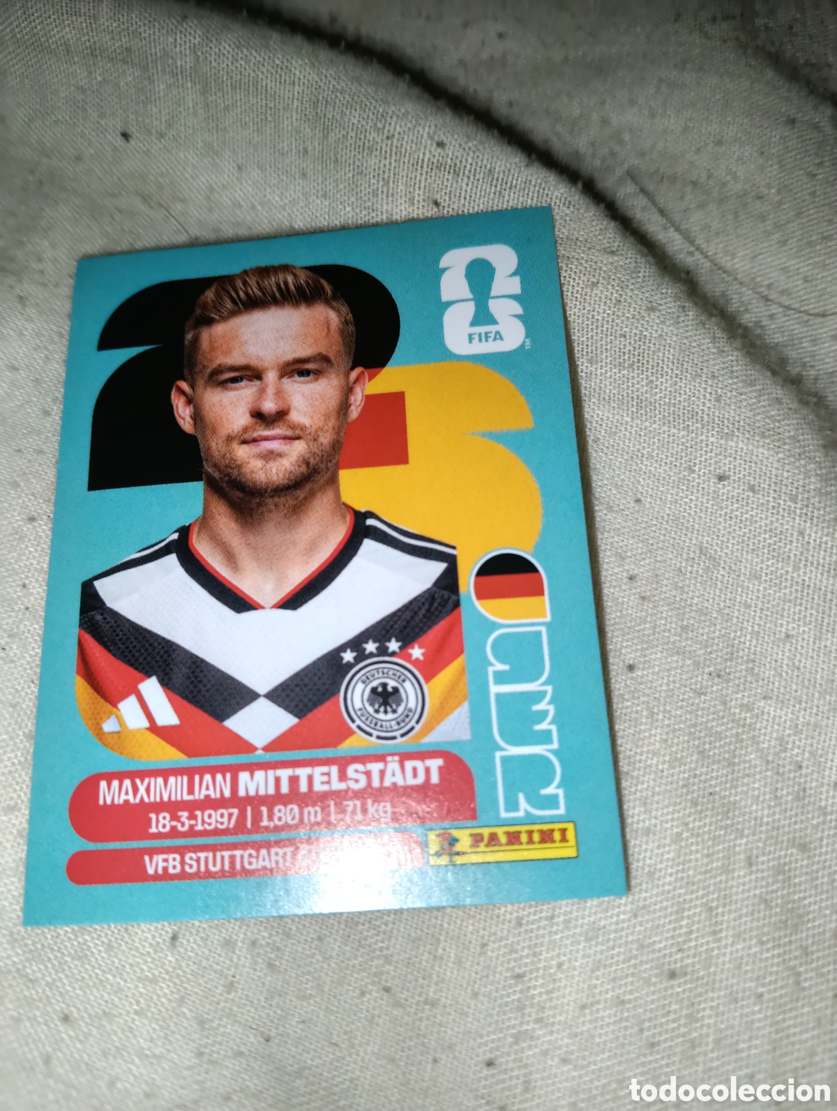 Cromos de f&uacute;tbol: GER 9 GER9 MAXIMILIAN MITTELSTADT ALEMANIA ⚽ PANINI FIFA MUNDIAL WORLD CUP 26 2026 STICKER ⚽