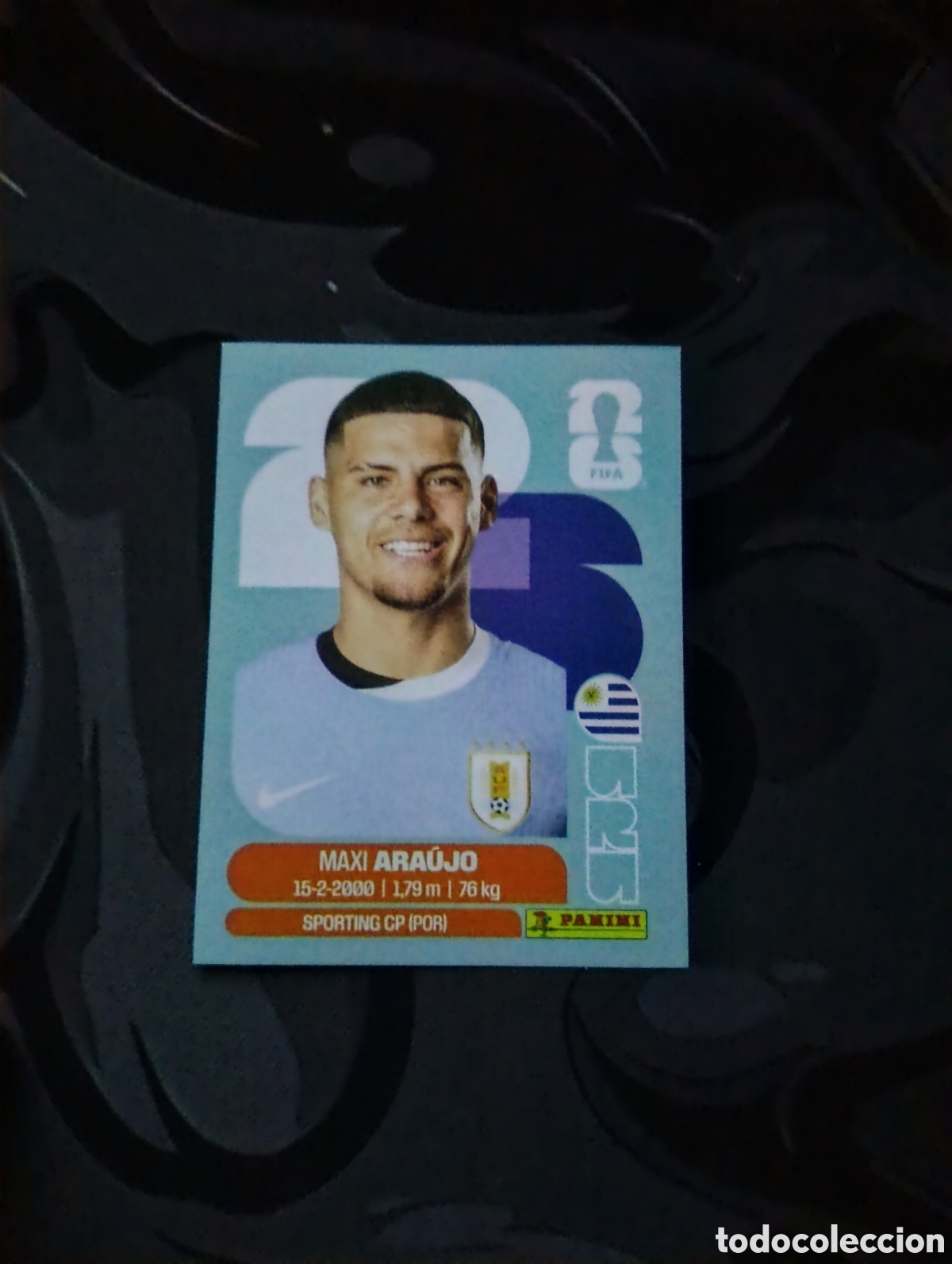 Cromos de f&uacute;tbol: B20 URU16 MAXI ARA&Uacute;JO 16 URUGUAY URU MUNDIAL FIFA WORLD CUP 2026 STICKER PANIN