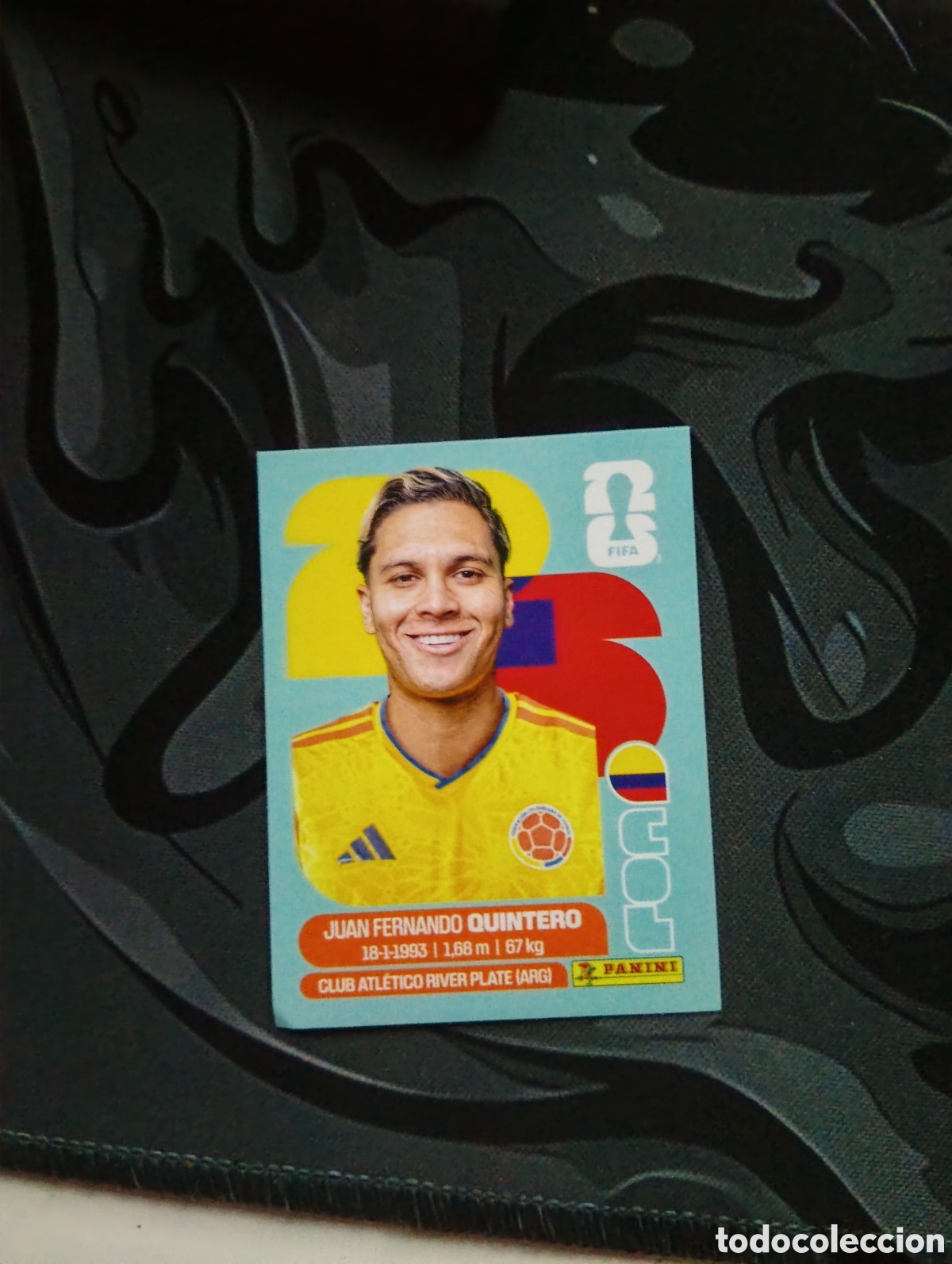 Cromos de f&uacute;tbol: COL15 COL 15 QUINTEROS COLOMBIA MUNDIAL FIFA WORLD CUP 2026 26 STICKER CROMO PANINI SIN PEGAR