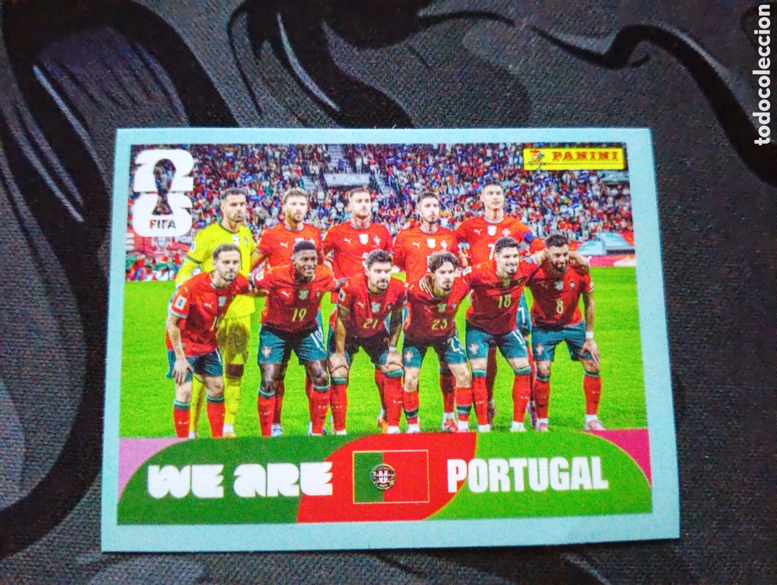 Cromos de f&uacute;tbol: Fifa World Cup 26 Mundial 2026 POR 13 Portugal Foto de Equipo Plantilla Alineacion