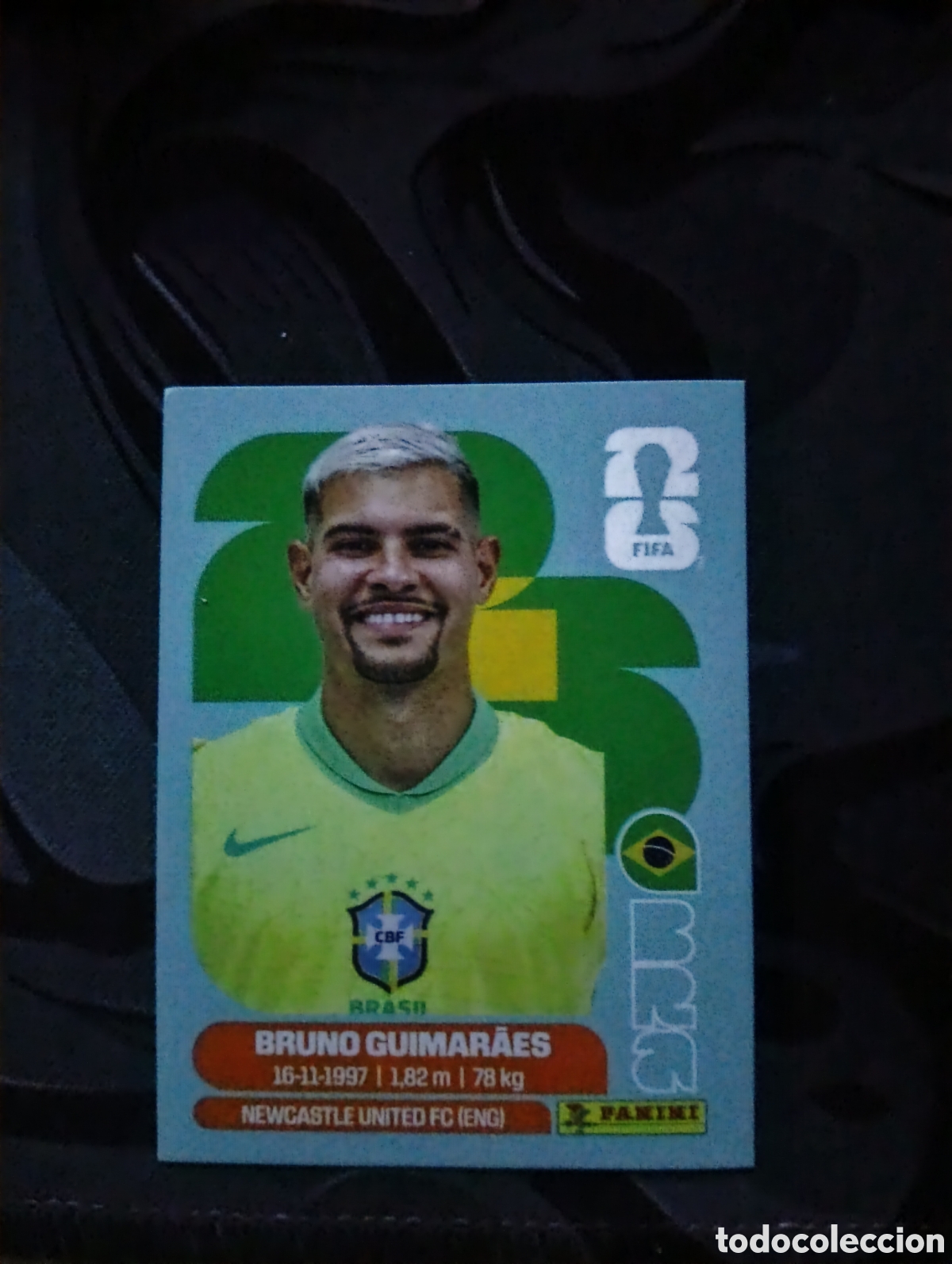 Cromos de f&uacute;tbol: BRA 11 BRA11 BRUNO GUIMARAES BRASIL ⚽ PANINI FIFA MUNDIAL WORLD CUP 26 2026 STICKER ⚽