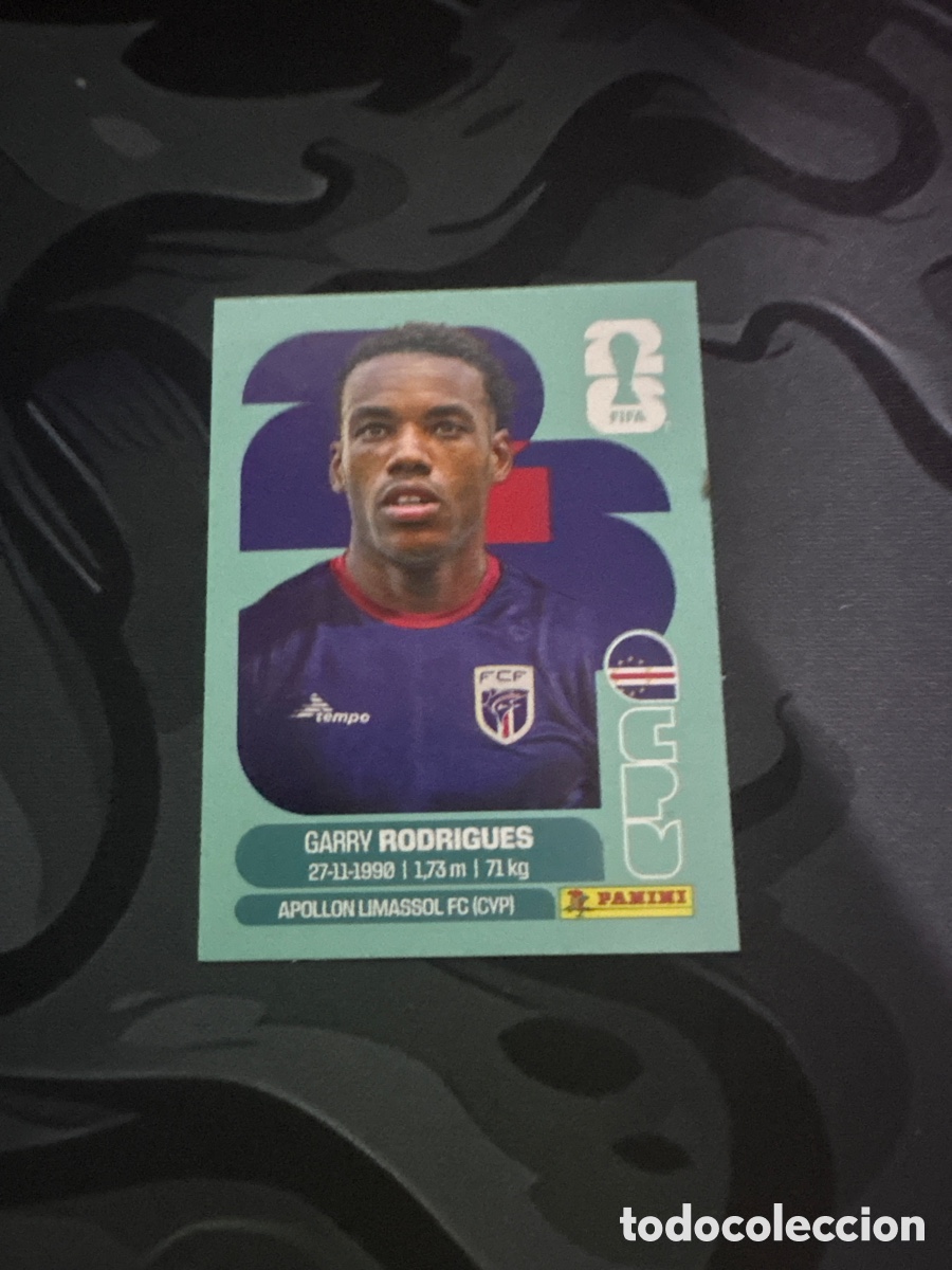 Cromos de f&uacute;tbol: CPV 15 CPV15 GARRY RODRIGUEZ CABO VERDE ⚽ PANINI FIFA MUNDIAL WORLD CUP 26 2026 STICKER ⚽