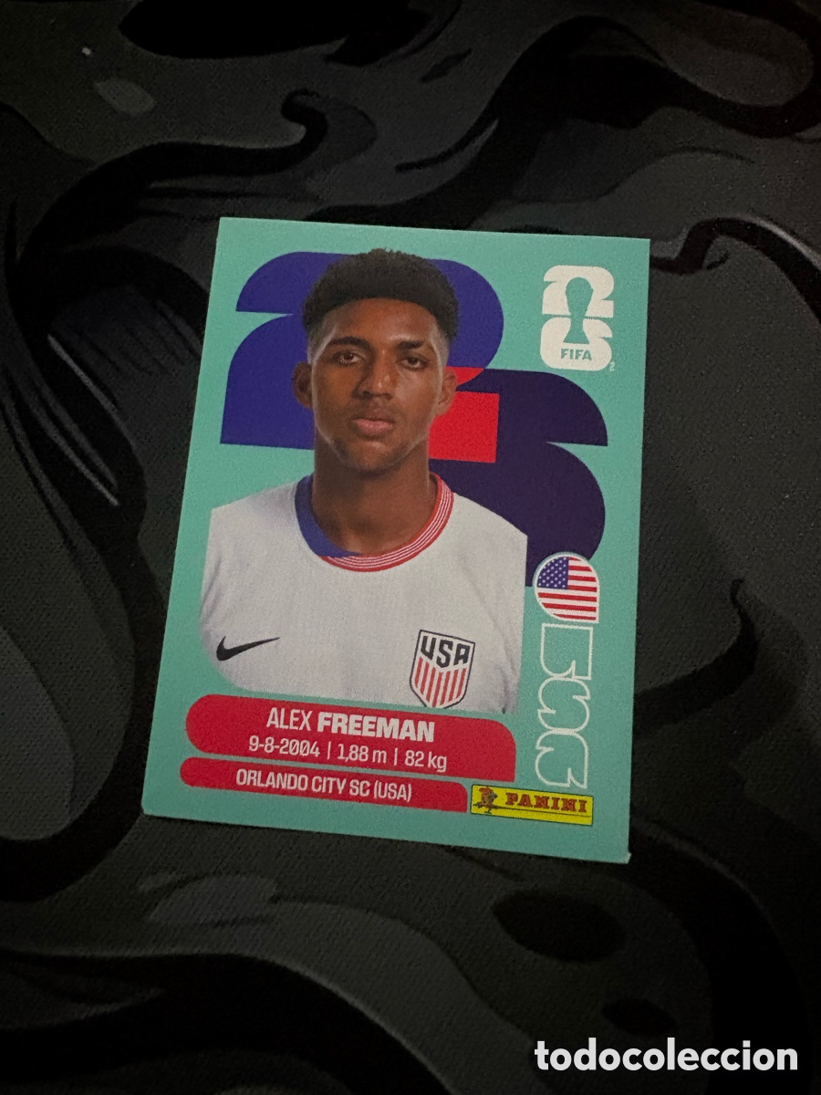 Cromos de f&uacute;tbol: Freeman Estados Unidos USA 6 Sticker Mundial 2026 FIFA World Cup / Sin pegar