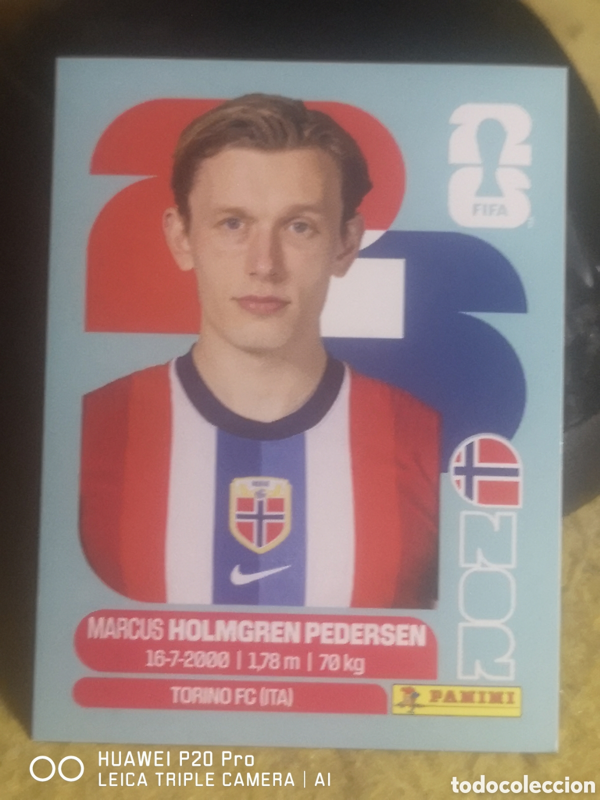 Cromos de f&uacute;tbol: FIFA WORLD CUP MUNDIAL 2026 HOLMGRREN PEDERSEN - NOR 6