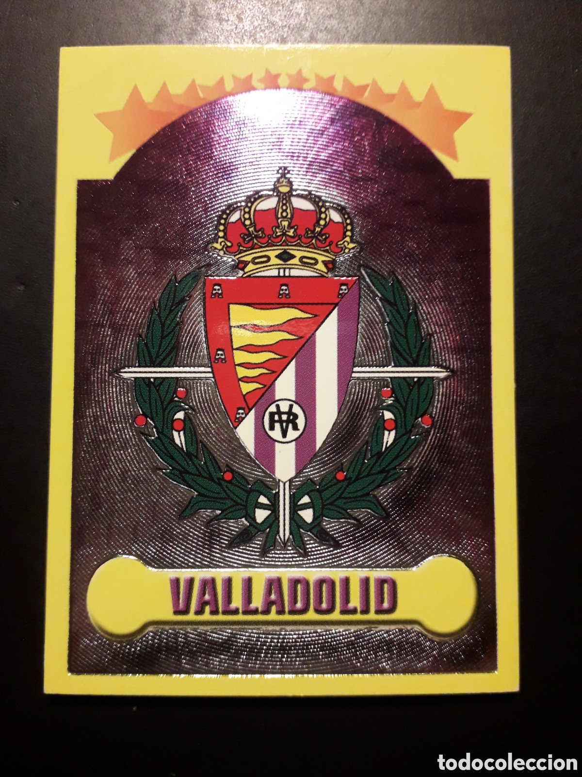 Cromos de f&uacute;tbol: ESCUDO VALLADOLID N&deg; 210 PANINI 99 00 1999 2000. SIN PEGAR. FOTOS. PEDIDO M&Iacute;NIMO 3&euro;