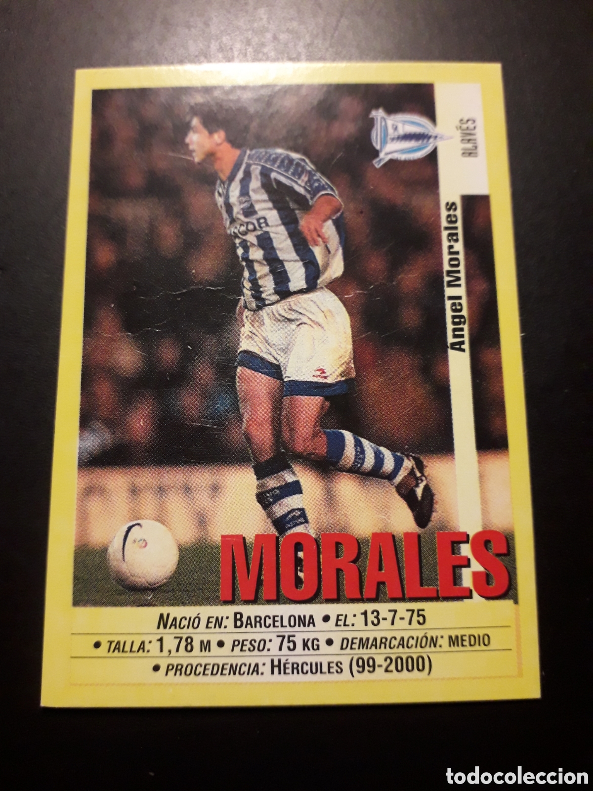 Cromos de f&uacute;tbol: DESIO ALAV&Eacute;S N&deg; 295 PANINI 99 00 1999 2000. SIN PEGAR. FOTOS. PEDIDO M&Iacute;NIMO 3&euro;
