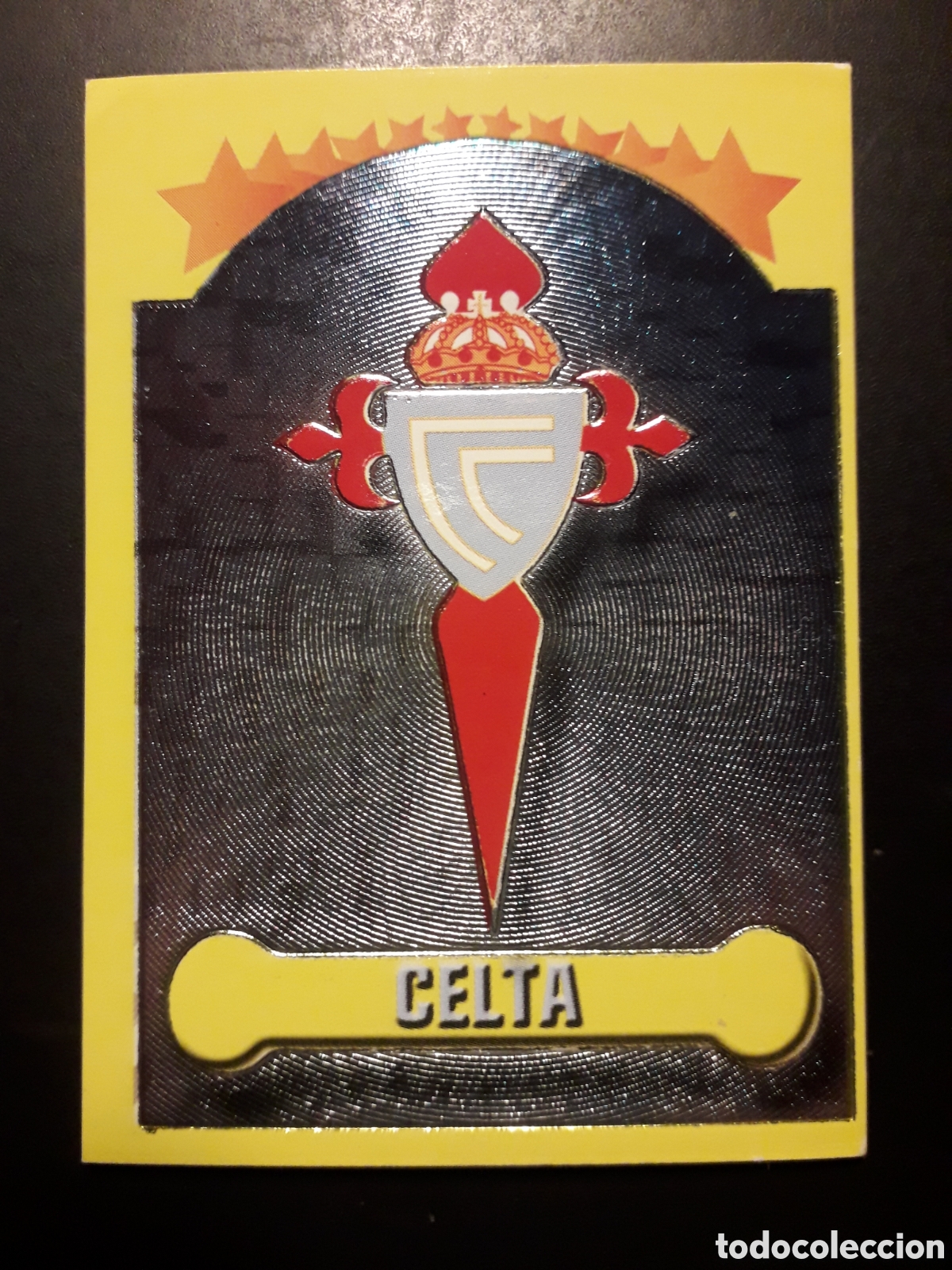 Cromos de f&uacute;tbol: ESCUDO CELTA DE VIGO N&deg; 77 PANINI 99 00 1999 2000. SIN PEGAR. FOTOS. PEDIDO M&Iacute;NIMO 3&euro;