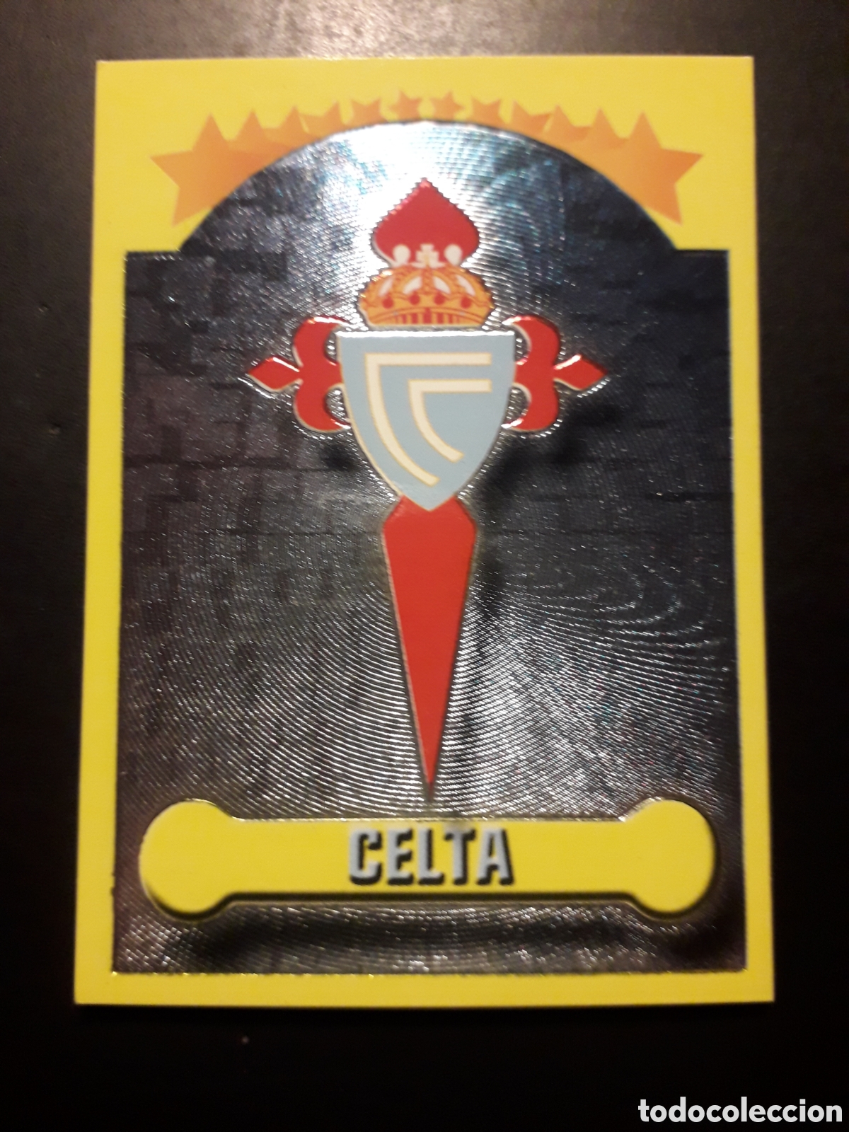 Cromos de f&uacute;tbol: ESCUDO CELTA DE VIGO N&deg; 77 PANINI 99 00 1999 2000. SIN PEGAR. FOTOS. PEDIDO M&Iacute;NIMO 3&euro;