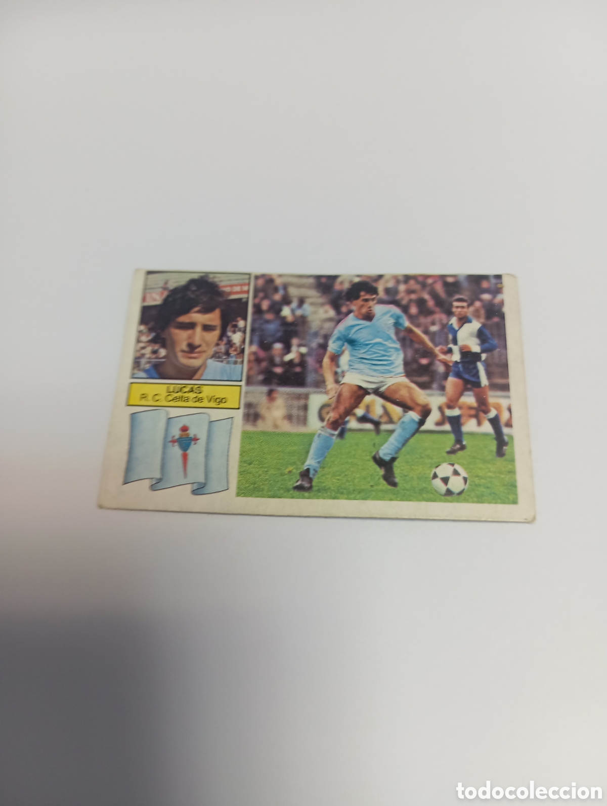Cromos de f&uacute;tbol: LUCAS Celta de Vigo Liga Este 1982 1983 NUEVO 82 83 SIN PEGAR