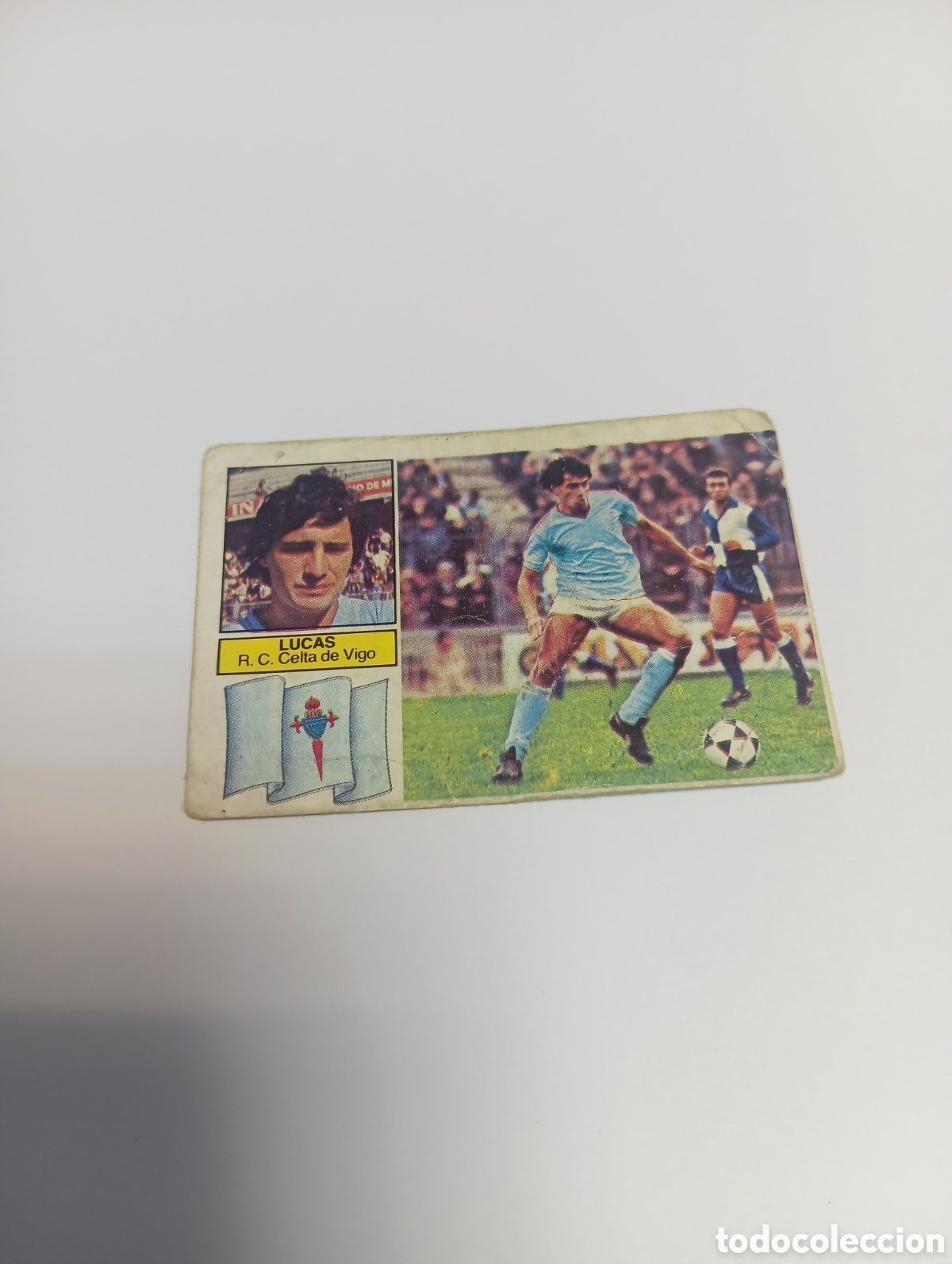 Cromos de f&uacute;tbol: LUCAS Celta de Vigo Liga Este 1982 1983 NUEVO 82 83 SIN PEGAR