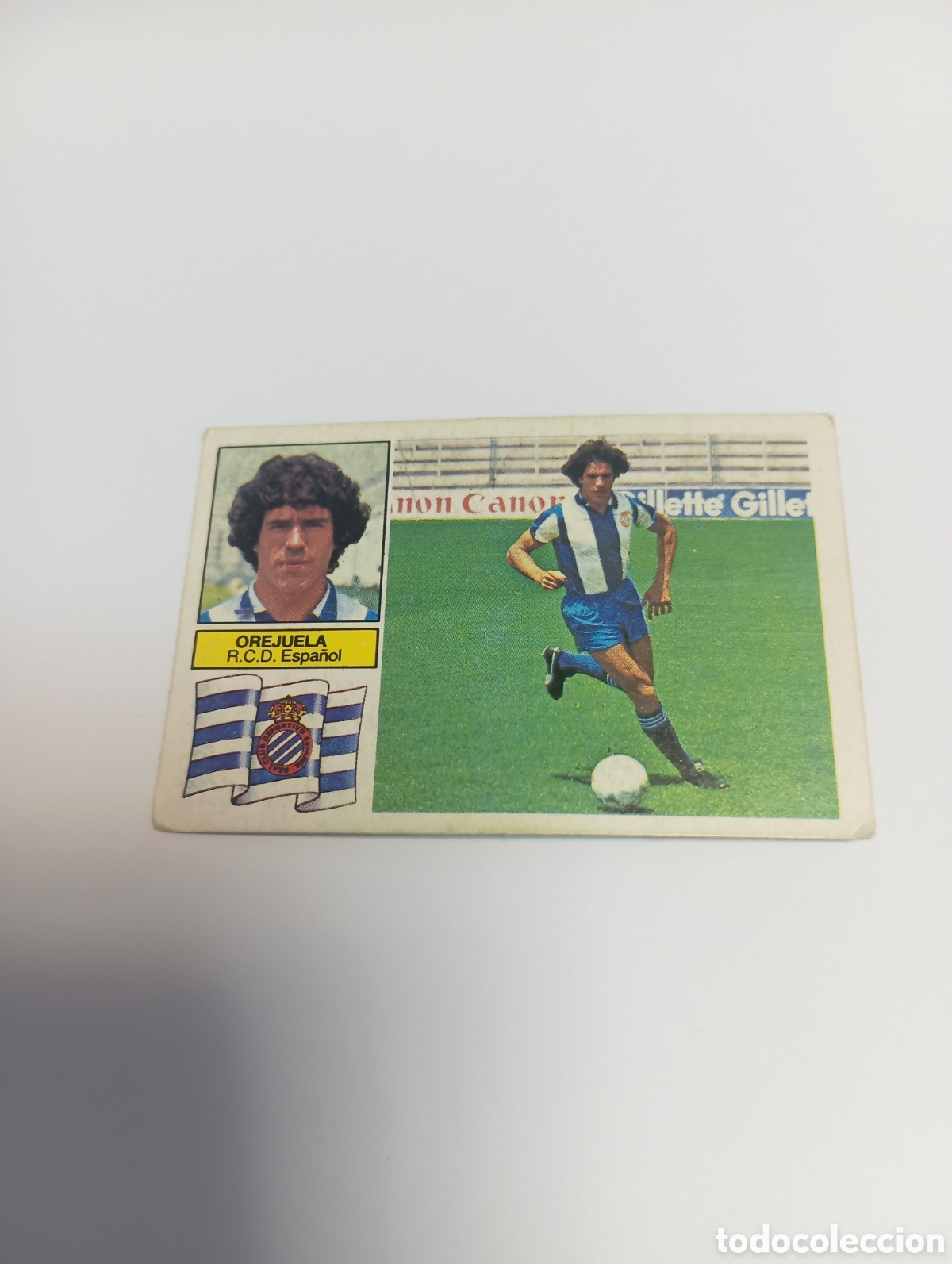 Cromos de f&uacute;tbol: OREJUELA Espa&ntilde;ol Liga Este 1982 1983 NUEVO 82 83 SIN PEGAR