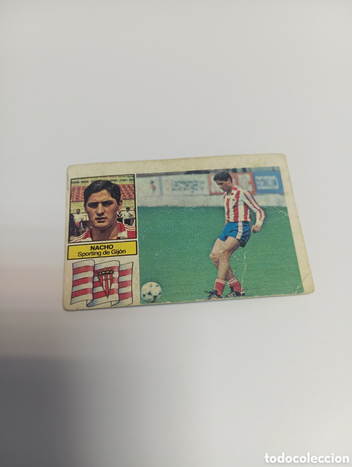 Cromos de f&uacute;tbol: NACHO COLOCA Sporting de Gij&oacute;n Liga Este 1982 1983 RECUPERADO 82 83