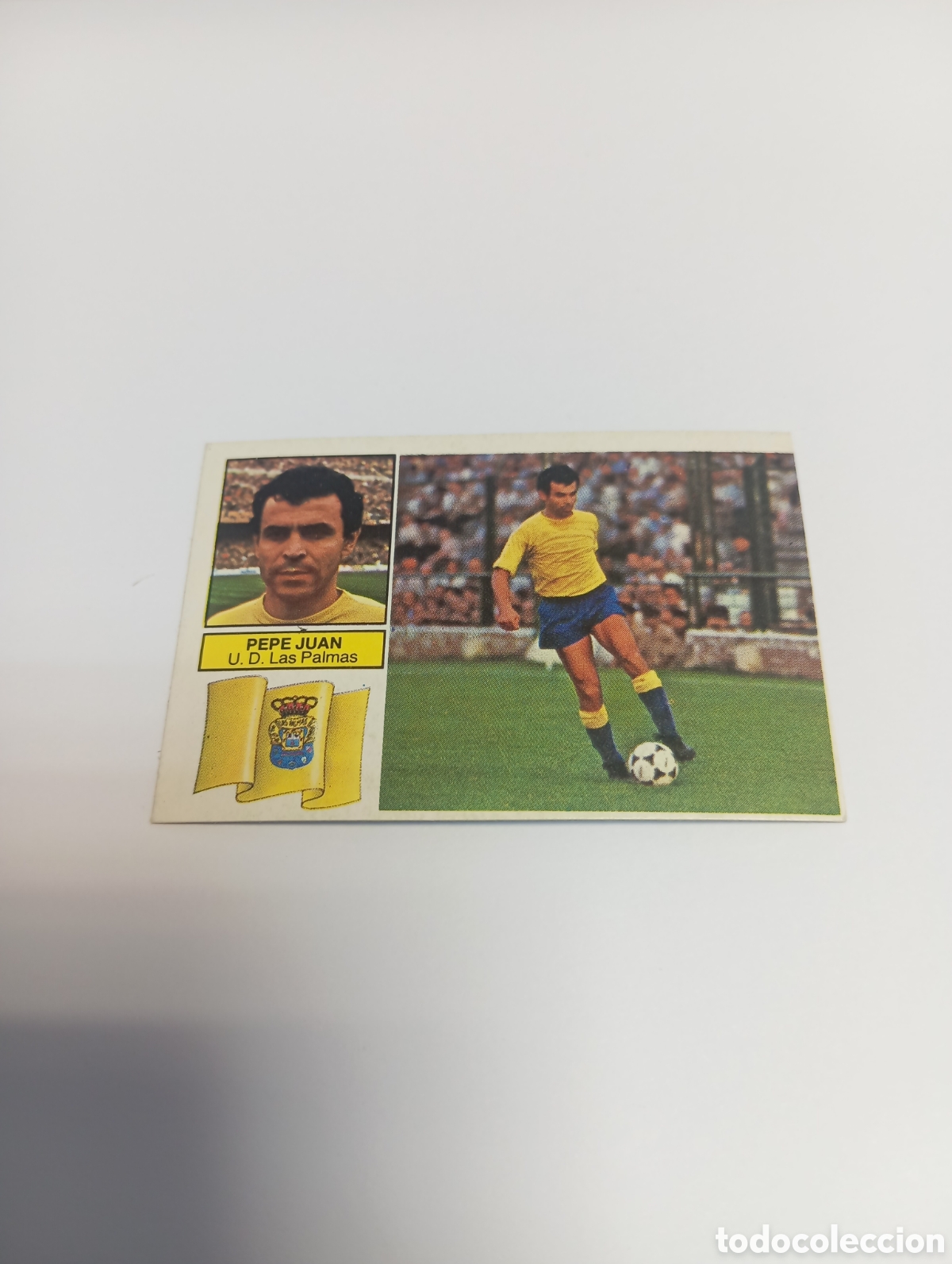 Cromos de f&uacute;tbol: PEPE JUAN Las Palmas Liga Este 1982 1983 NUEVO 82 83 SIN PEGAR