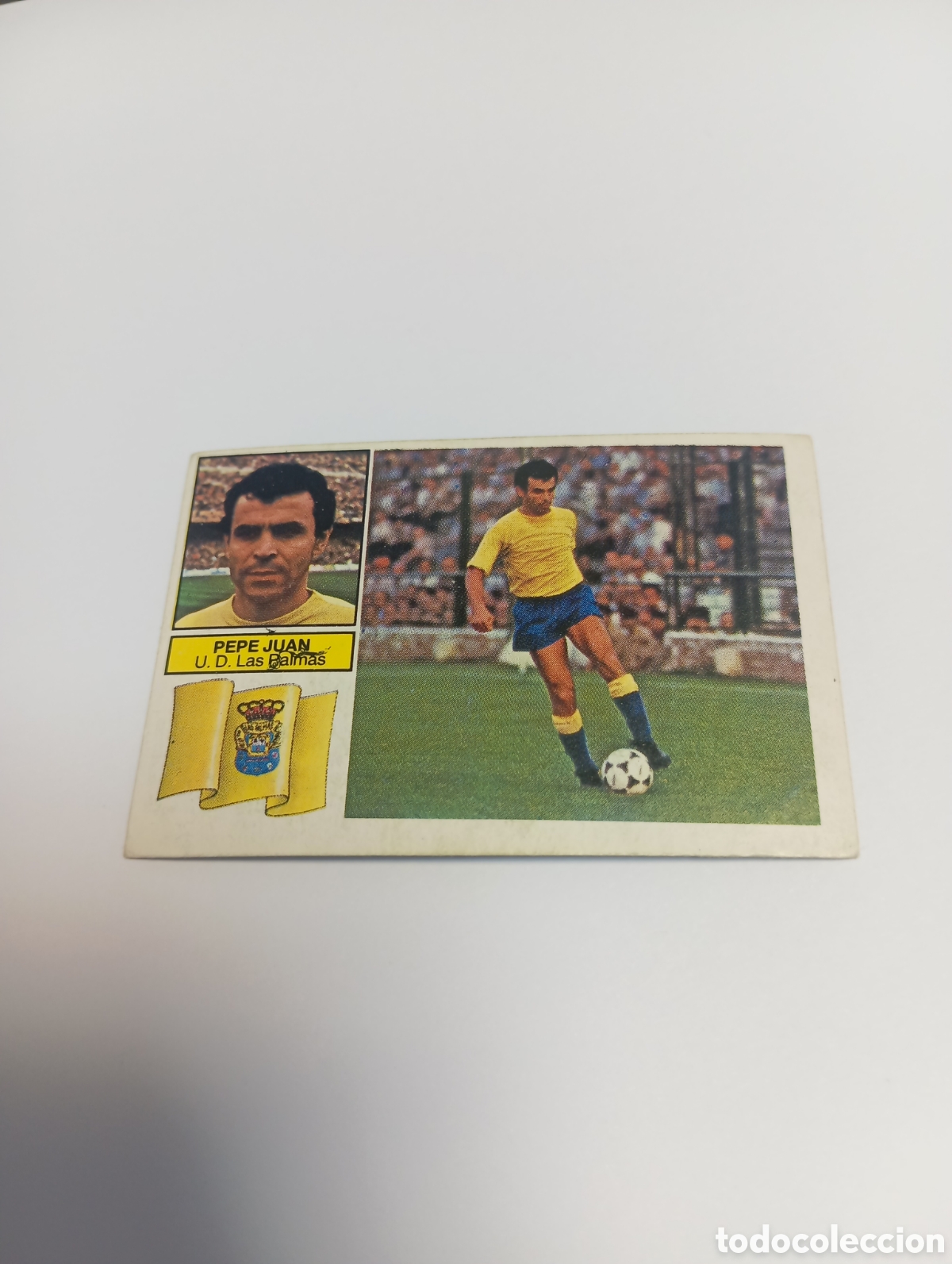 Cromos de f&uacute;tbol: PEPE JUAN Las Palmas Liga Este 1982 1983 NUEVO 82 83 SIN PEGAR