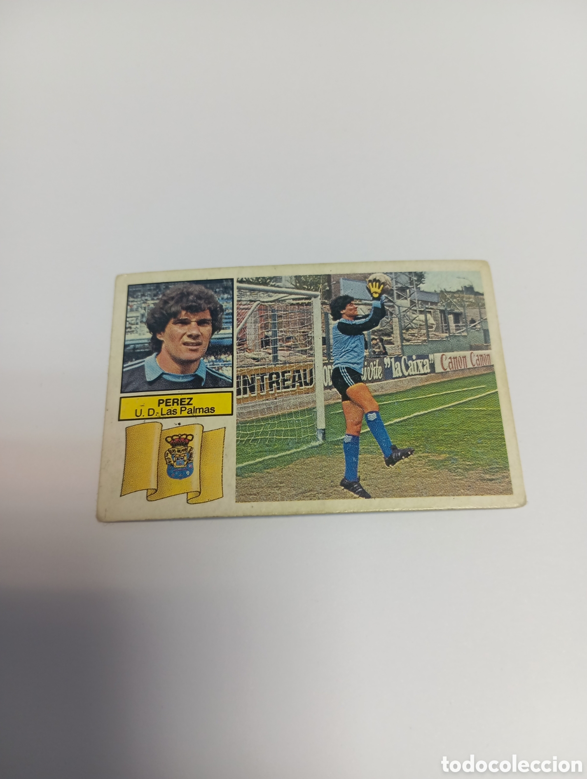 Cromos de f&uacute;tbol: PEREZ Las Palmas Liga Este 1982 1983 NUEVO 82 83 SIN PEGAR