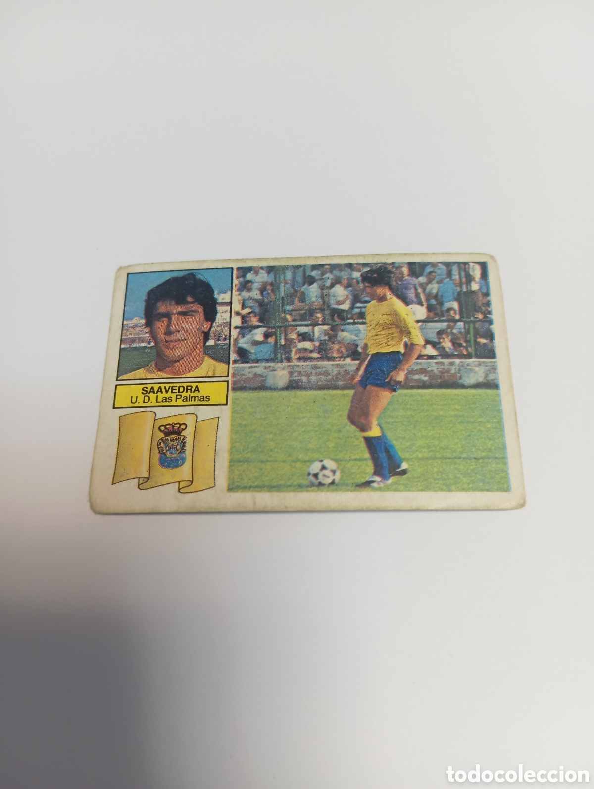 Cromos de f&uacute;tbol: SAAVEDRA Las Palmas Liga Este 1982 1983 NUEVO 82 83 SIN PEGAR
