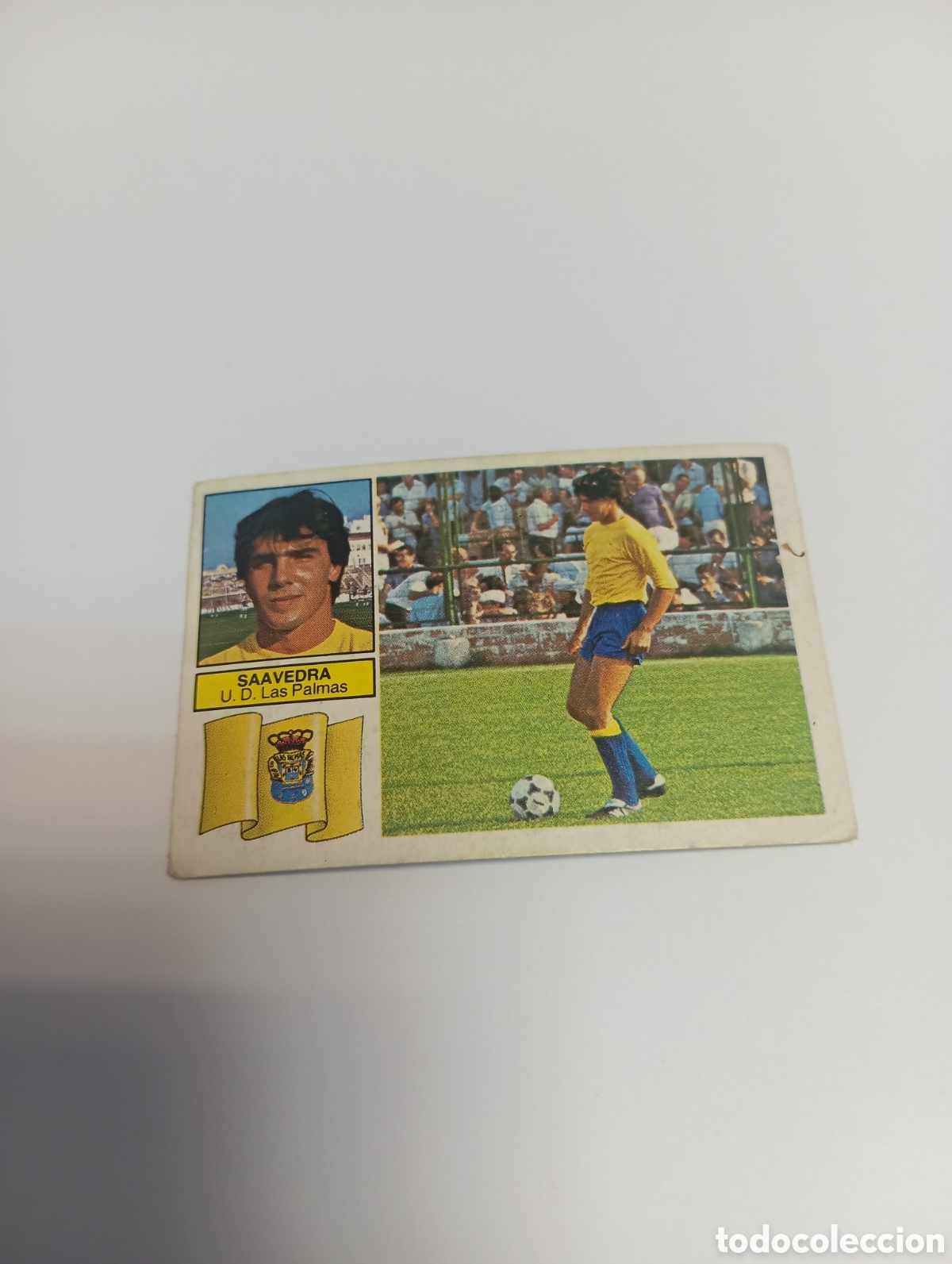 Cromos de f&uacute;tbol: SAAVEDRA Las Palmas Liga Este 1982 1983 NUEVO 82 83 SIN PEGAR