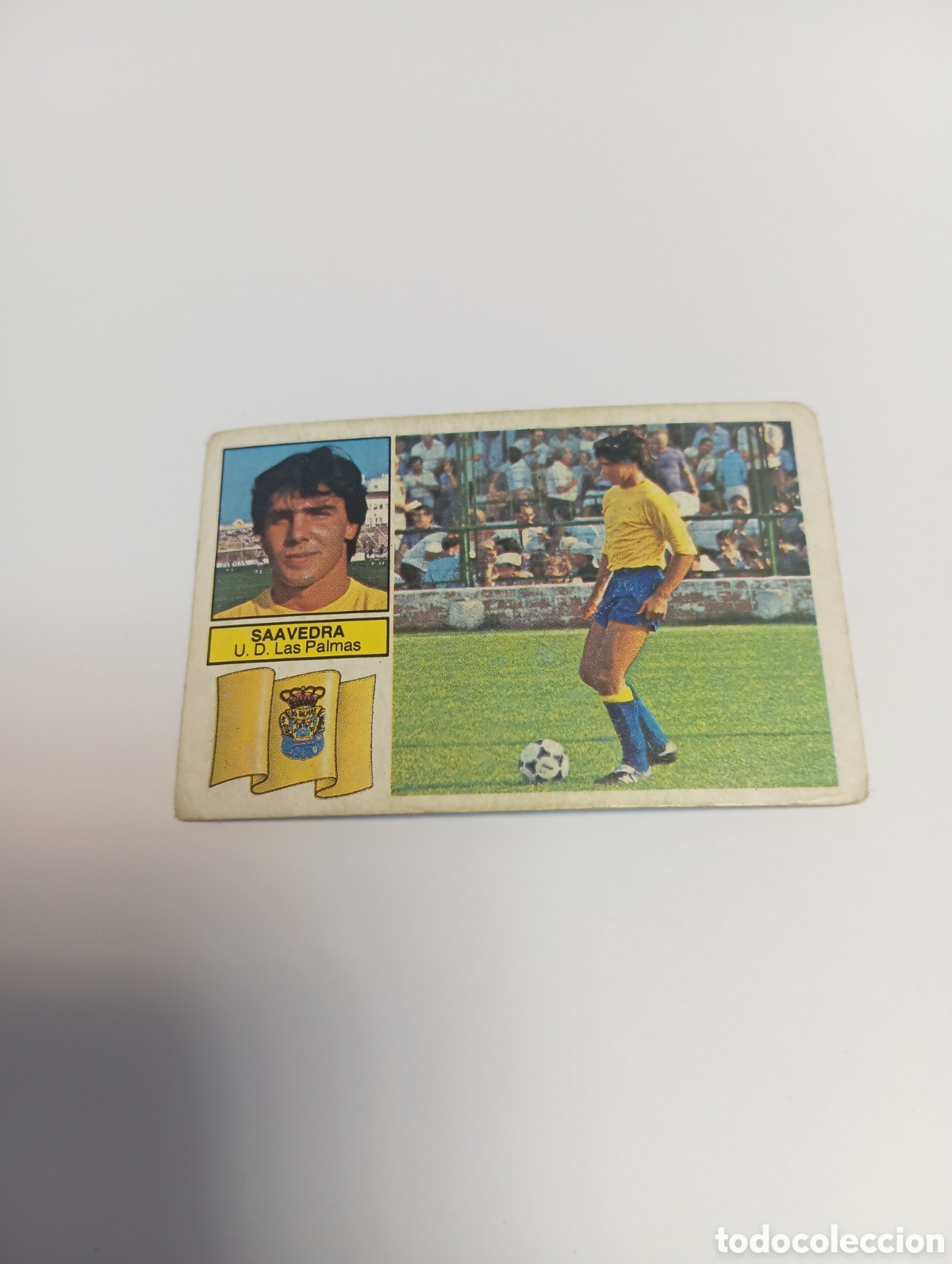 Cromos de f&uacute;tbol: SAAVEDRA Las Palmas Liga Este 1982 1983 NUEVO 82 83 SIN PEGAR