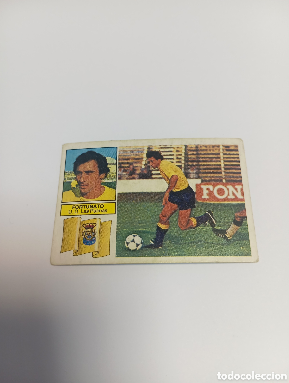 Cromos de f&uacute;tbol: FORTUNATO Las Palmas Liga Este 1982 1983 NUEVO 82 83 SIN PEGAR