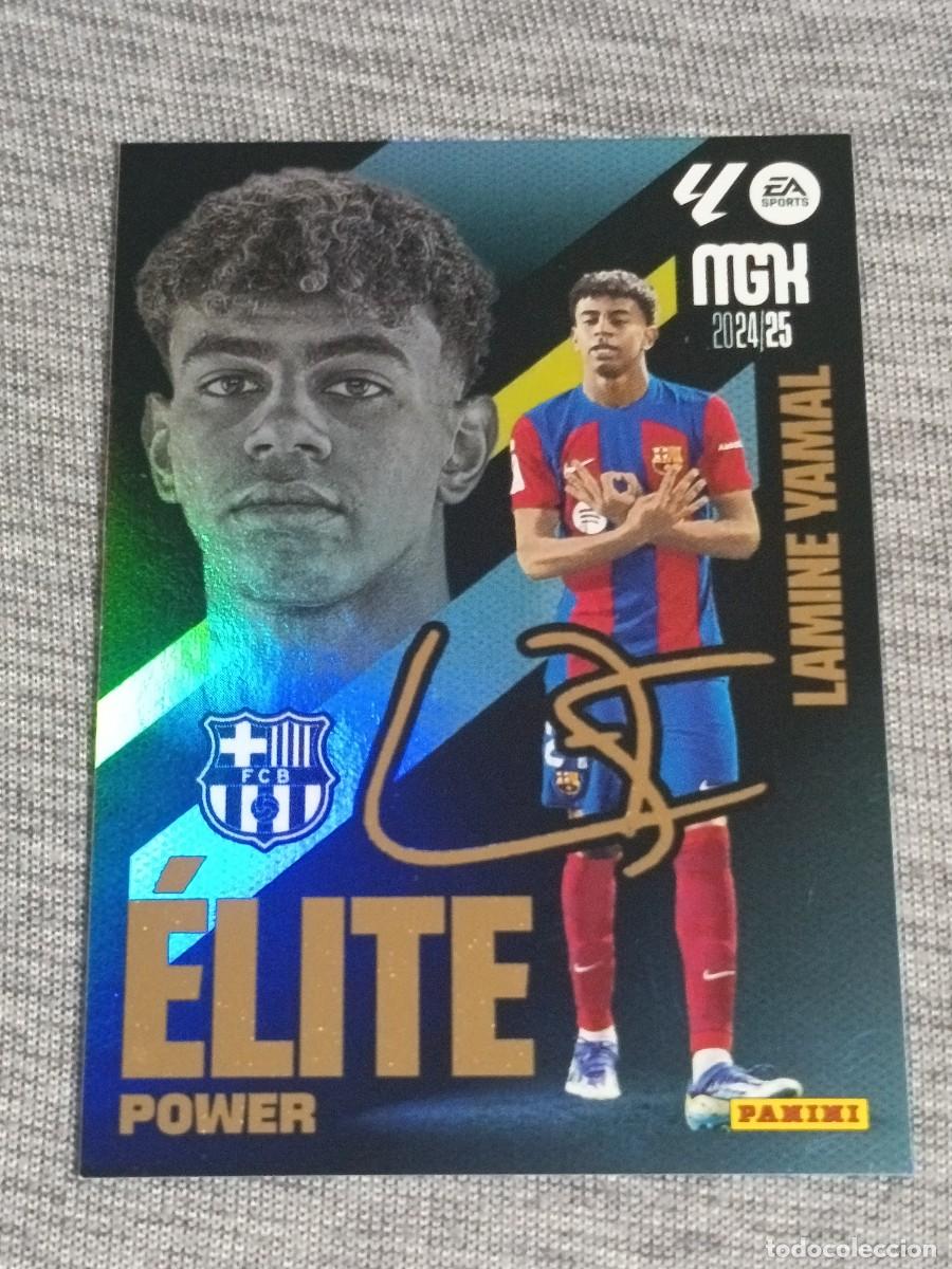 Cromos de f&uacute;tbol: MEGACRACKS 24 25 LAMINE YAMAL P7 ELITE POWER