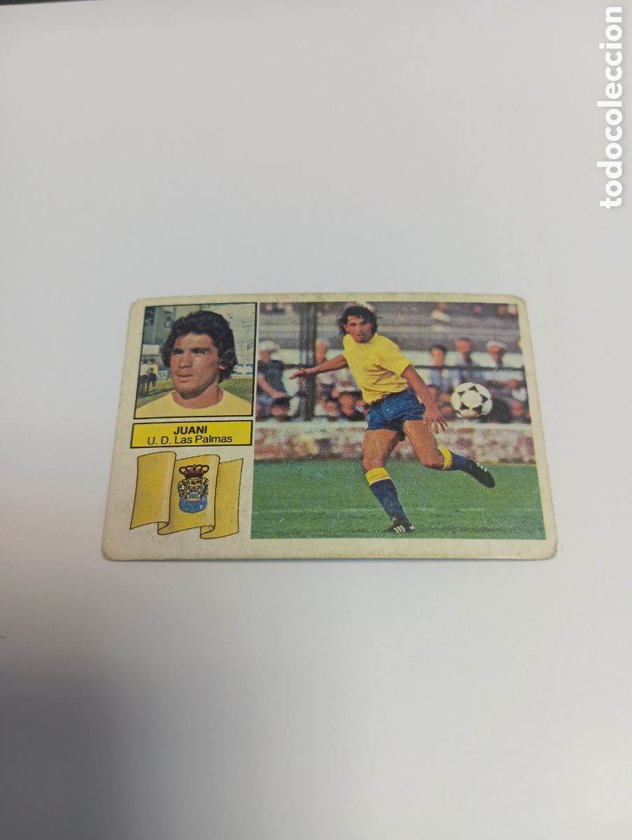 Cromos de f&uacute;tbol: JUANI Las Palmas Liga Este 1982 1983 NUEVO 82 83 SIN PEGAR