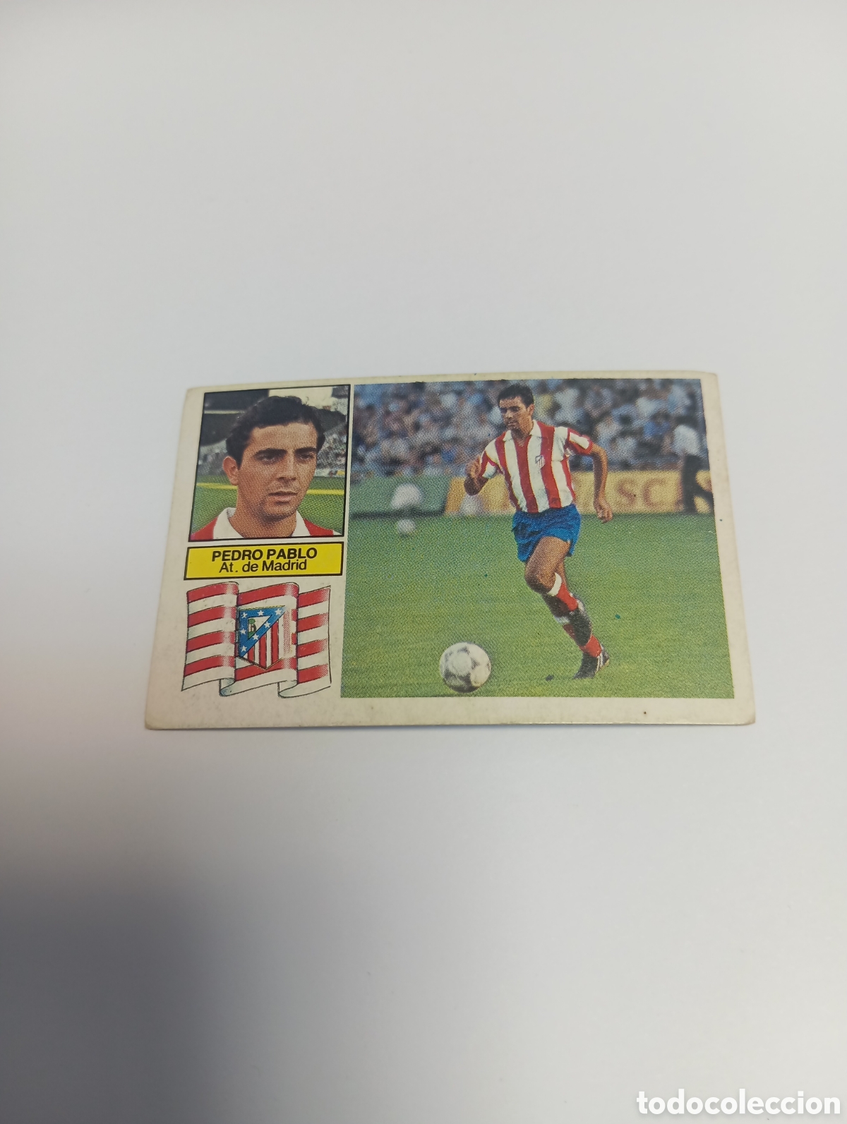 Cromos de f&uacute;tbol: PEDRO PABLO BAJA Atl&eacute;tico de Madrid Liga Este 1982 1983 NUEVO 82 83 SIN PEGAR