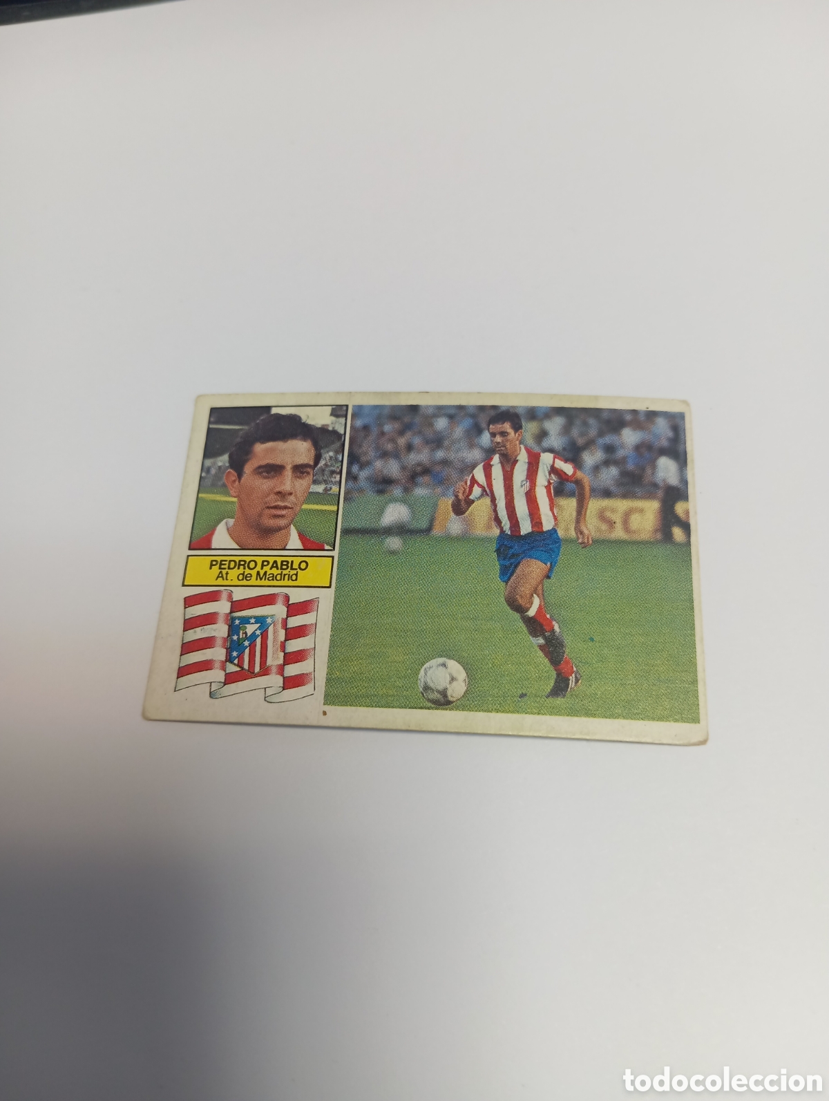 Cromos de f&uacute;tbol: PEDRO PABLO BAJA Atl&eacute;tico de Madrid Liga Este 1982 1983 NUEVO 82 83 SIN PEGAR