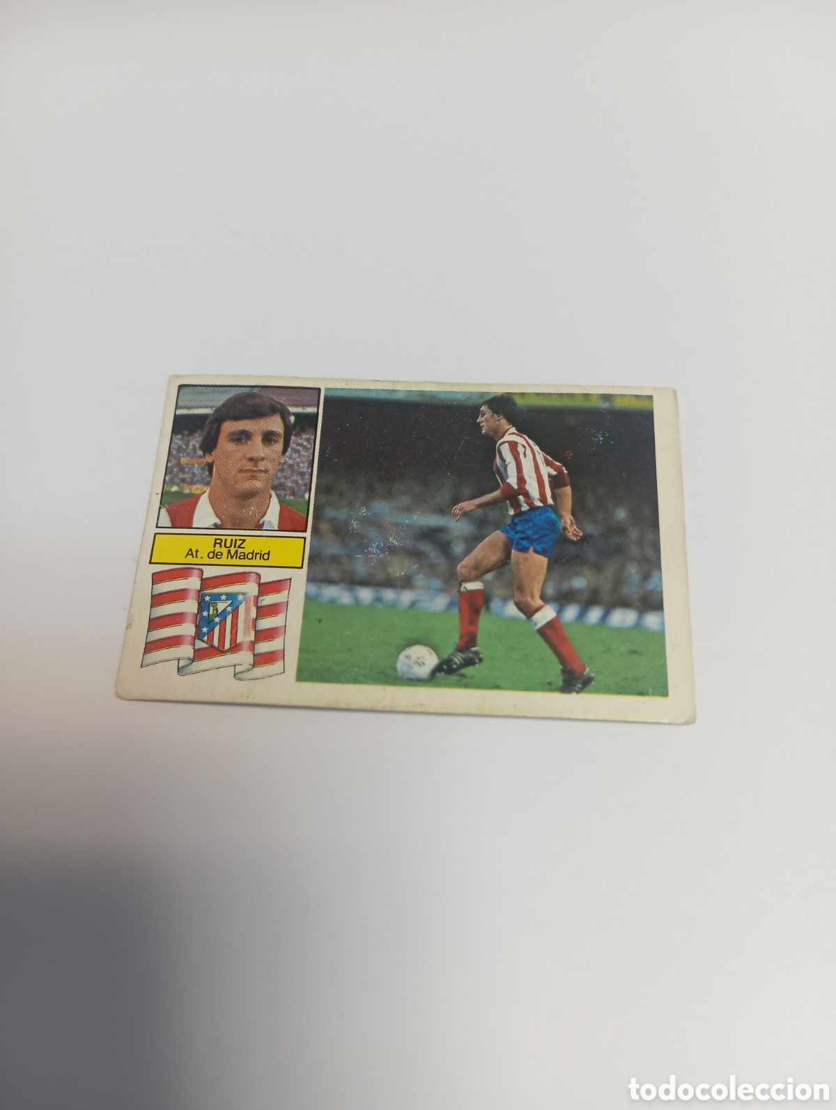 Cromos de f&uacute;tbol: RUIZ Atl&eacute;tico de Madrid Liga Este 1982 1983 RECUPERADO 82 83
