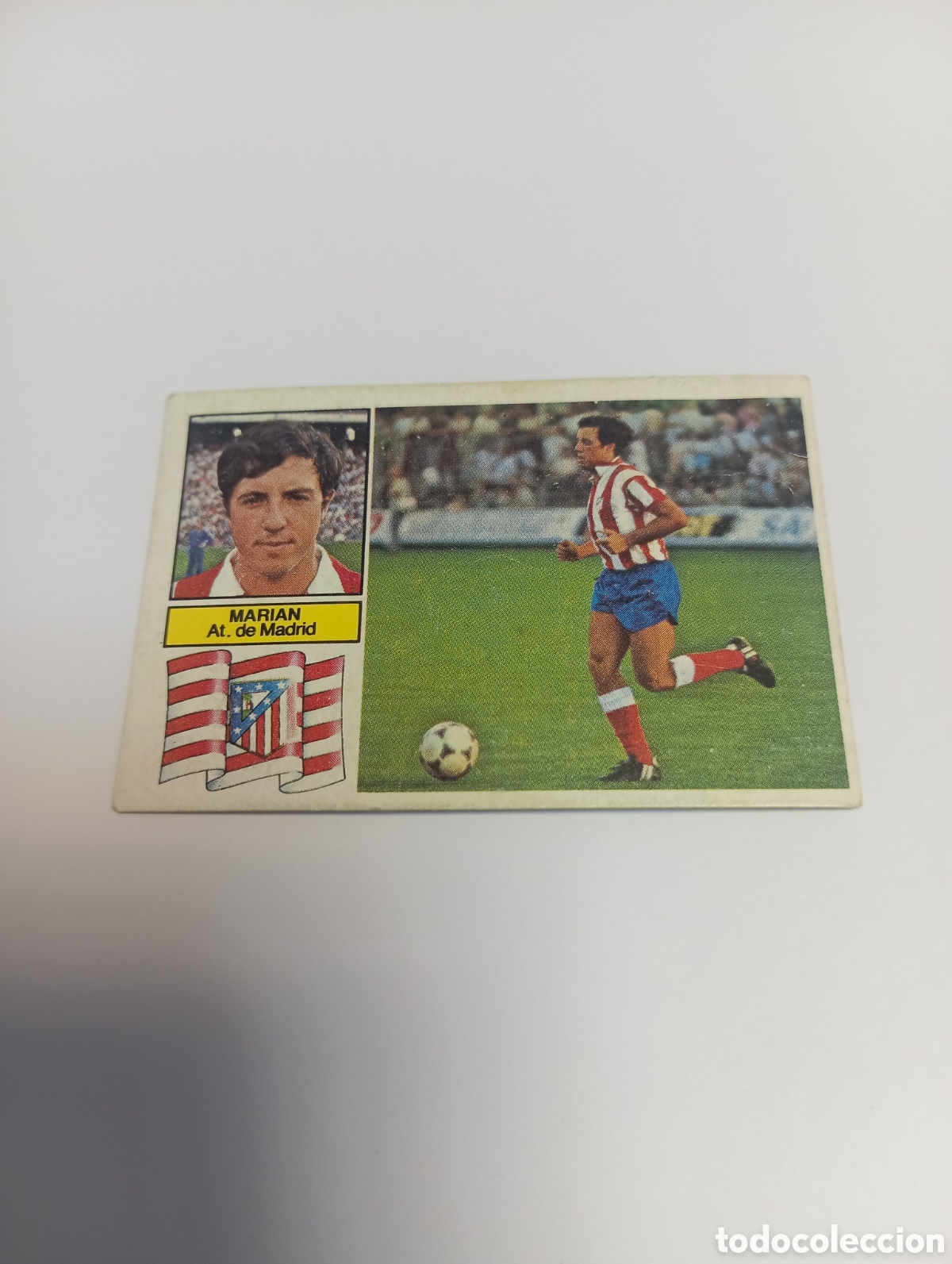 Cromos de f&uacute;tbol: MARIAN Atl&eacute;tico de Madrid Liga Este 1982 1983 RECUPERADO 82 83