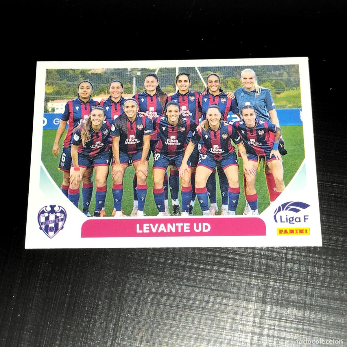 Cromos de f&uacute;tbol: N&ordm; 163 ALINEACION EQUIPO LEVANTE UD CROMOS LIGA F FEMENINA PANINI 2023 2024 23 24