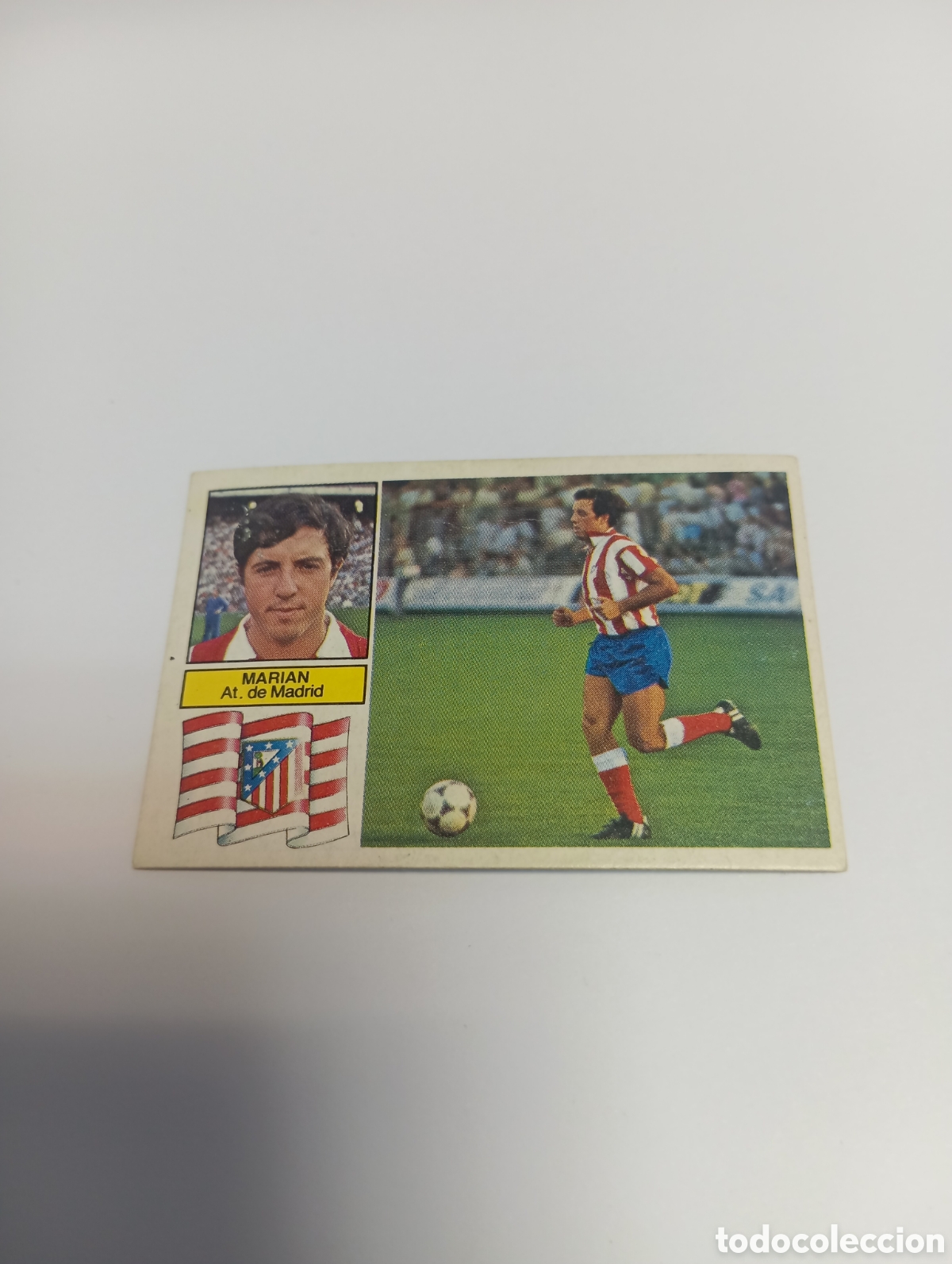 Cromos de f&uacute;tbol: MARIAN Atl&eacute;tico de Madrid Liga Este 1982 1983 RECUPERADO 82 83