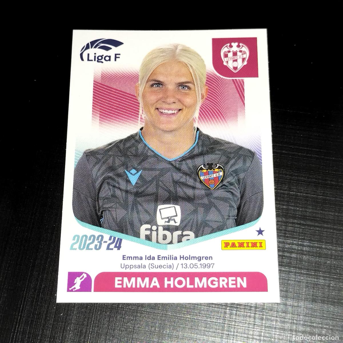 Cromos de f&uacute;tbol: N&ordm; 164 EMMA HOLMGREN LEVANTE UD CROMOS LIGA F FEMENINA PANINI 2023 2024 23 24