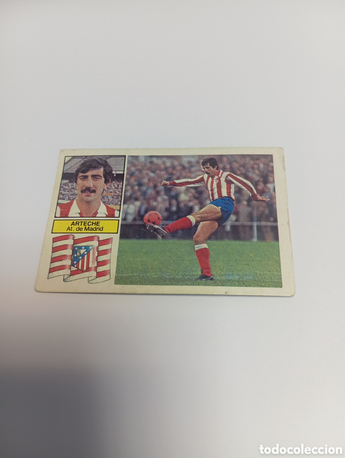 Cromos de f&uacute;tbol: ARTECHE Atl&eacute;tico de Madrid Liga Este 1982 1983 RECUPERADO 82 83