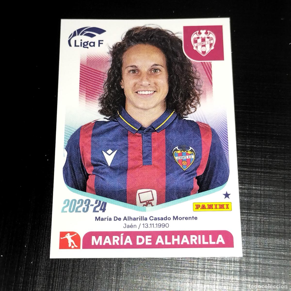 Cromos de f&uacute;tbol: N&ordm; 166 MARIA DE ALHARILLA LEVANTE UD CROMOS LIGA F FEMENINA PANINI 2023 2024 23 24