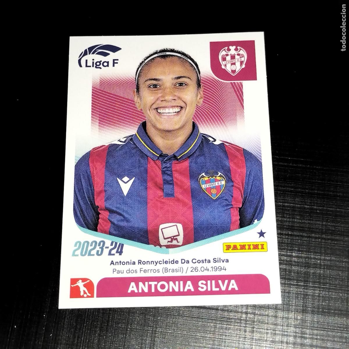 Cromos de f&uacute;tbol: N&ordm; 167 ANTONIA SILVA LEVANTE UD CROMOS LIGA F FEMENINA PANINI 2023 2024 23 24