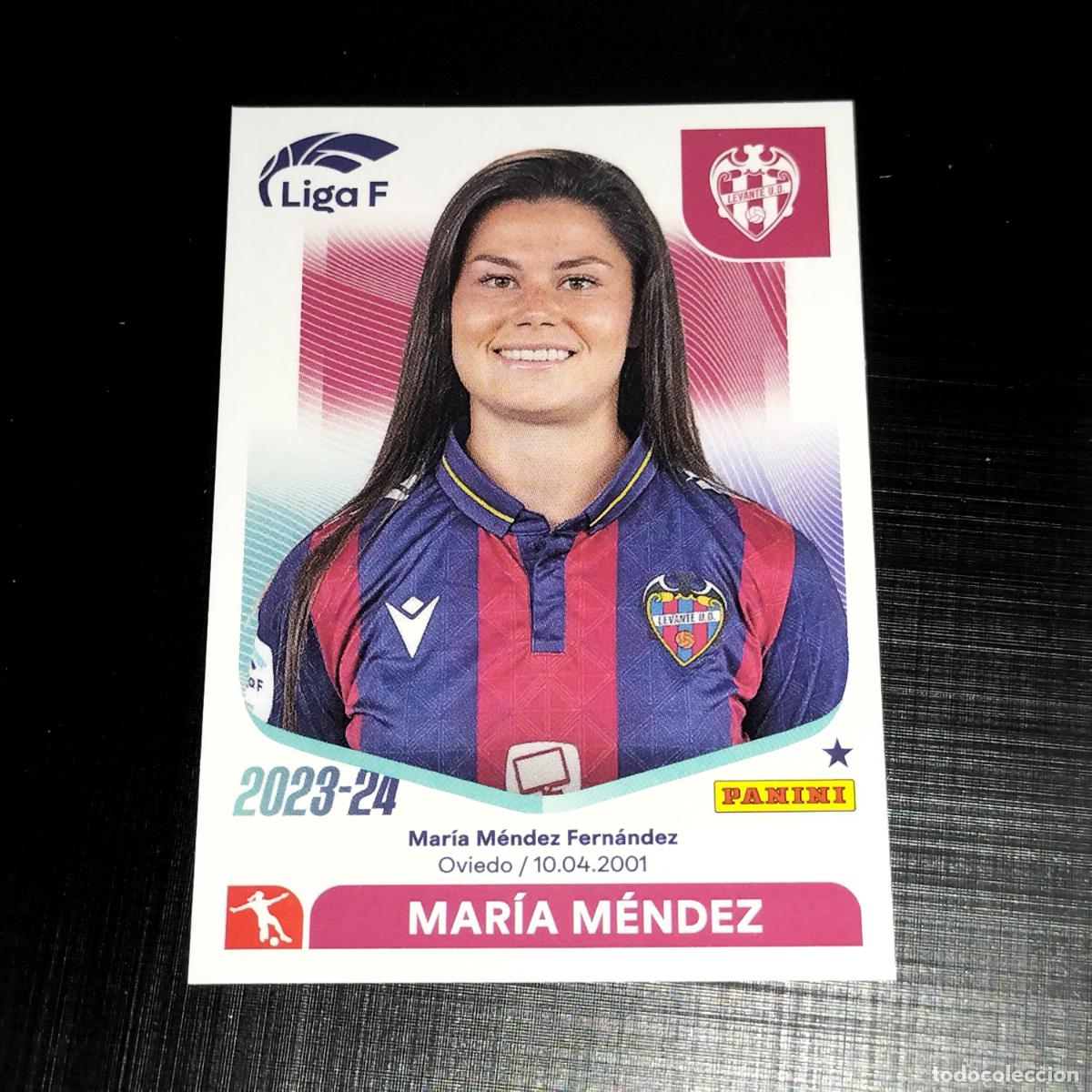 Cromos de f&uacute;tbol: N&ordm; 168 MARIA MENDEZ LEVANTE UD CROMOS LIGA F FEMENINA PANINI 2023 2024 23 24