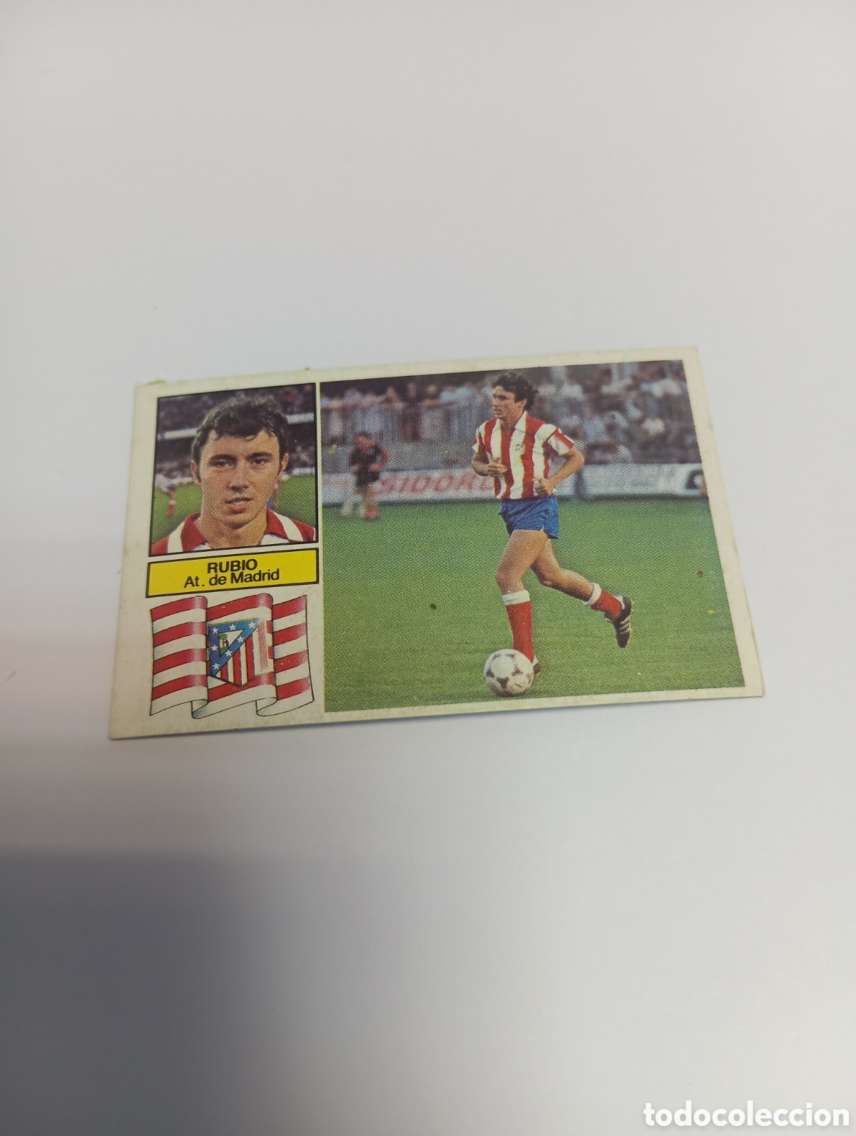 Cromos de f&uacute;tbol: RUBIO Atl&eacute;tico de Madrid Liga Este 1982 1983 RECUPERADO 82 83