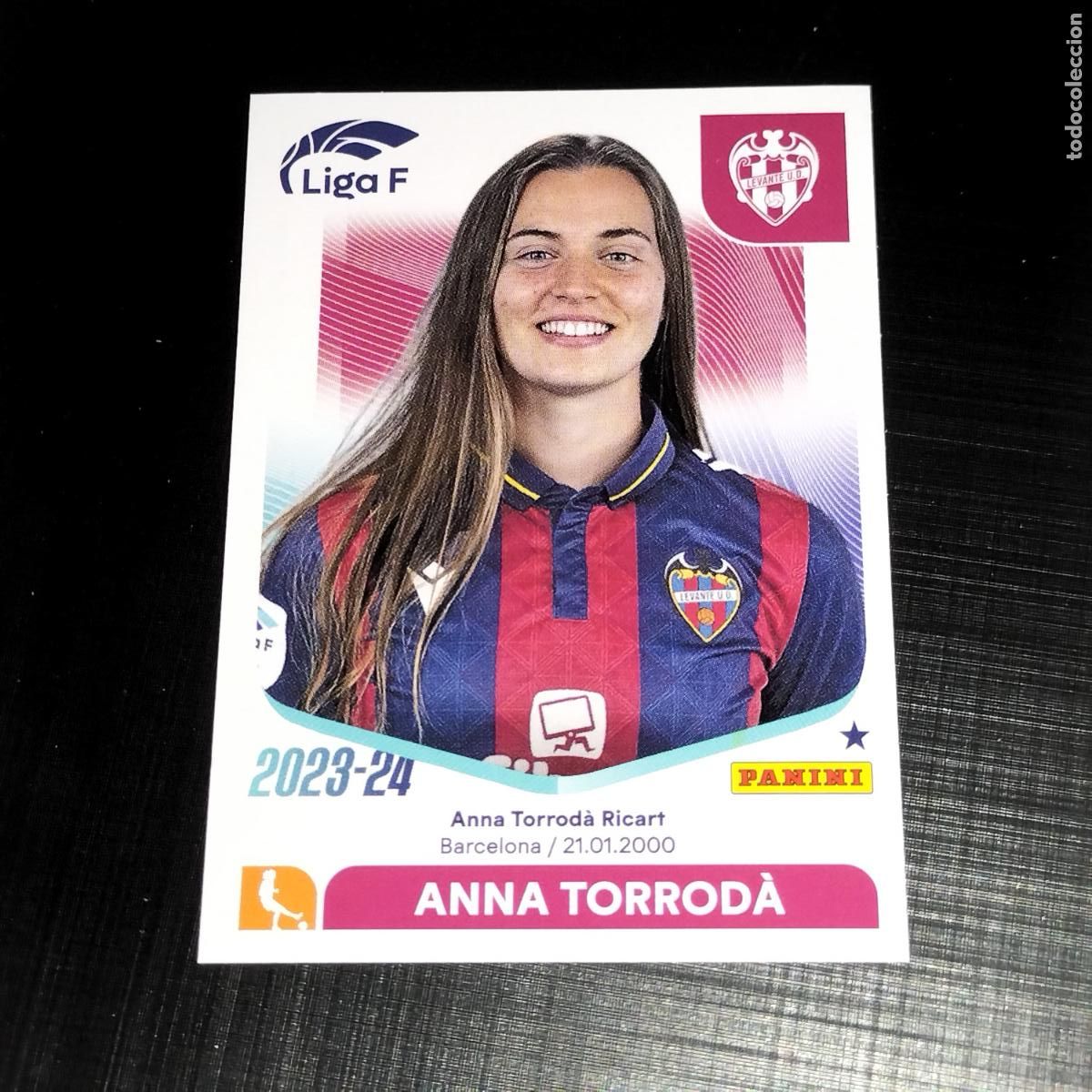 Cartes &agrave; collectionner de Football: N&ordm; 173 ANNA TORRODA LEVANTE UD CROMOS LIGA F FEMENINA PANINI 2023 2024 23 24