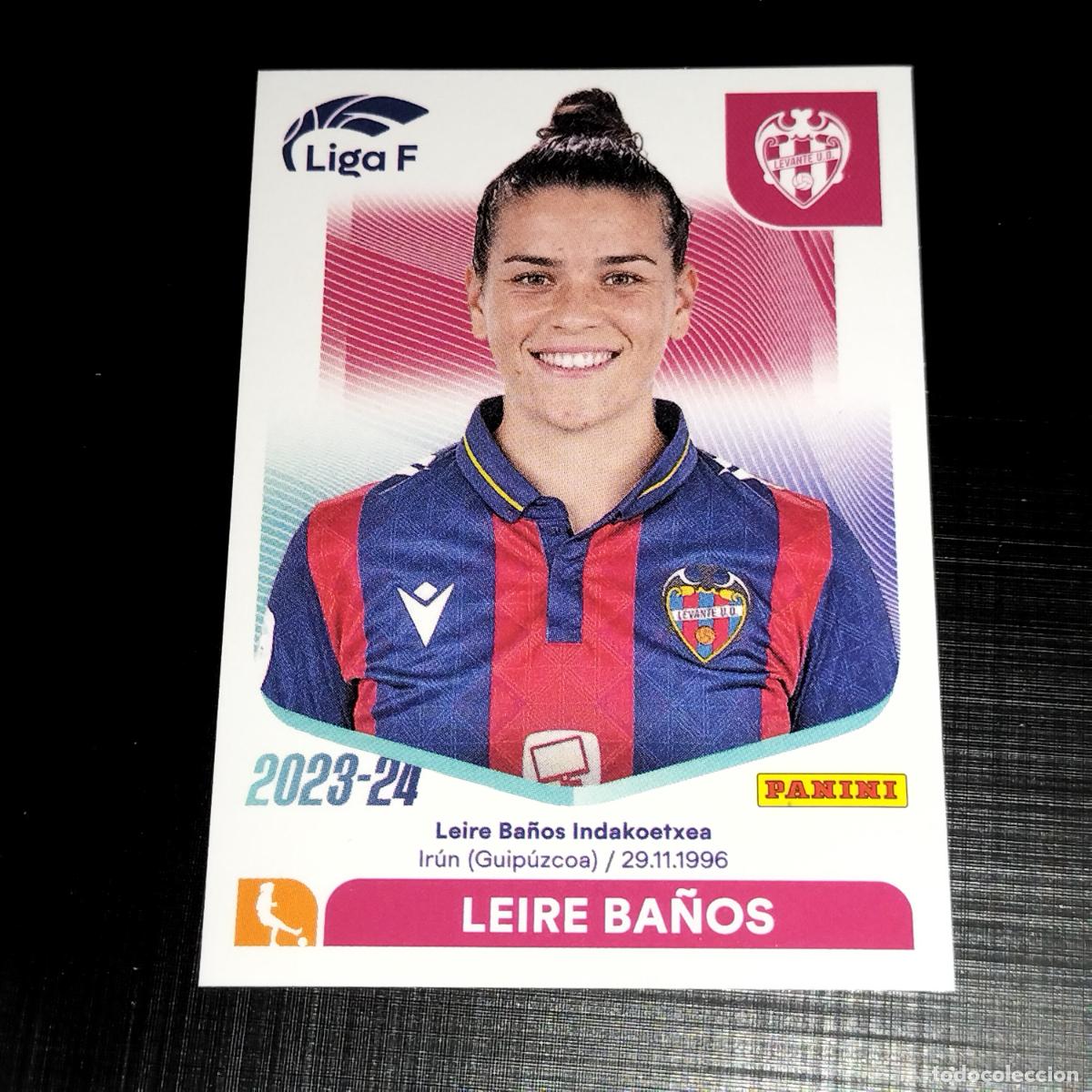 Cartes &agrave; collectionner de Football: N&ordm; 174 LEIRE BA&Ntilde;OS LEVANTE UD CROMOS LIGA F FEMENINA PANINI 2023 2024 23 24