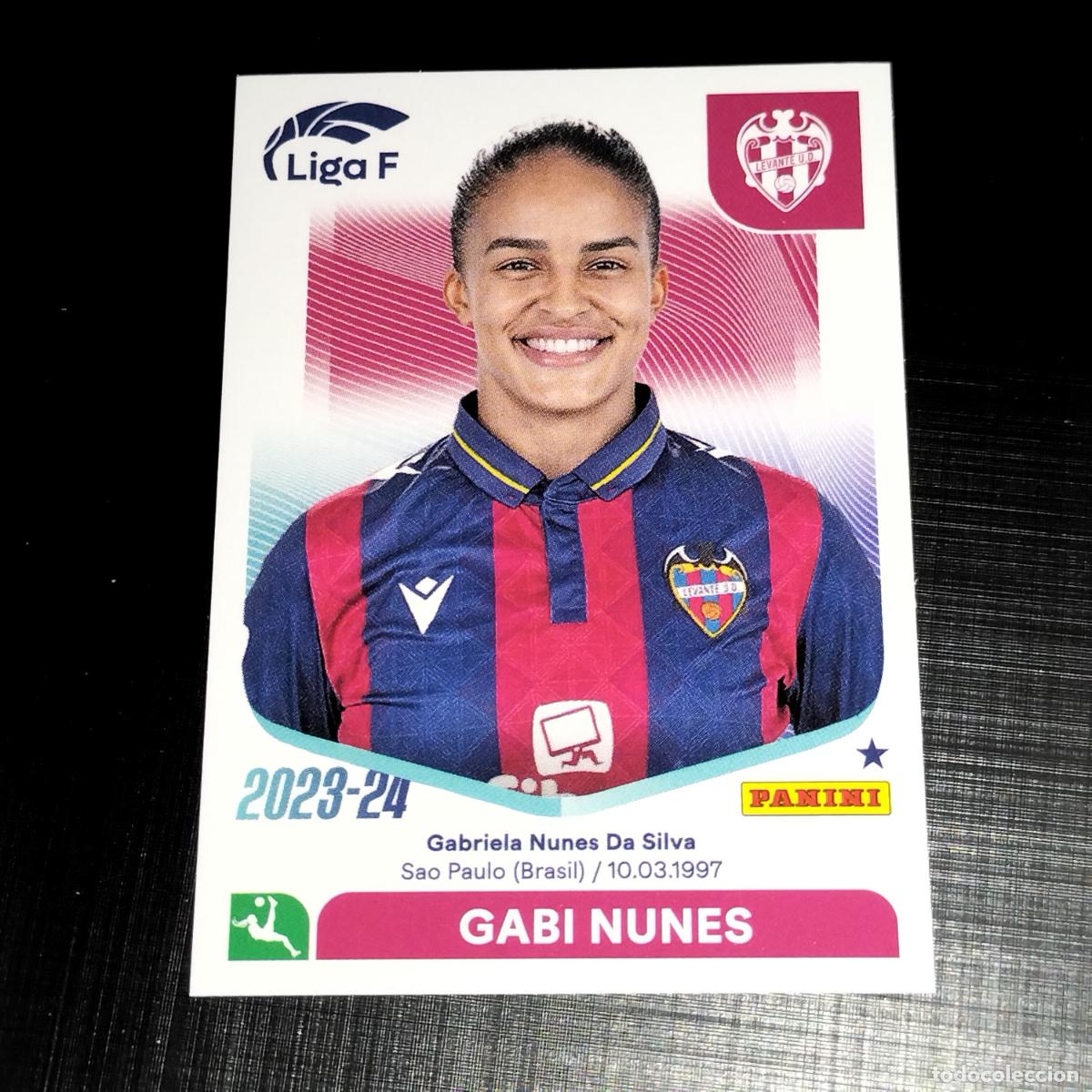 Cartes &agrave; collectionner de Football: N&ordm; 177 GABI NUNES LEVANTE UD CROMOS LIGA F FEMENINA PANINI 2023 2024 23 24