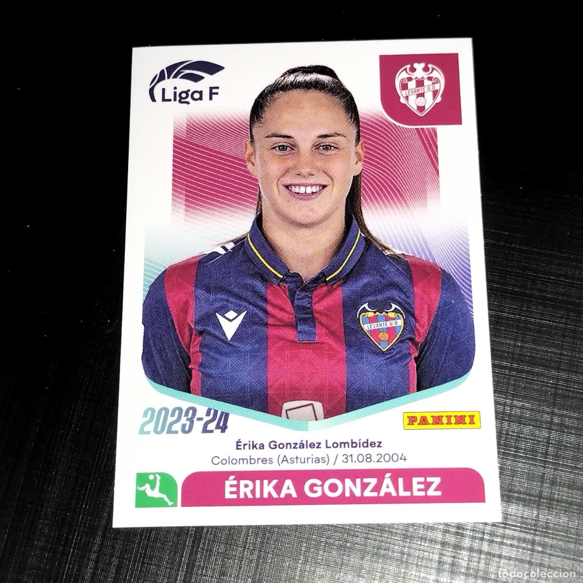 Cartes &agrave; collectionner de Football: N&ordm; 179 ERIKA GONZALEZ LEVANTE UD CROMOS LIGA F FEMENINA PANINI 2023 2024 23 24