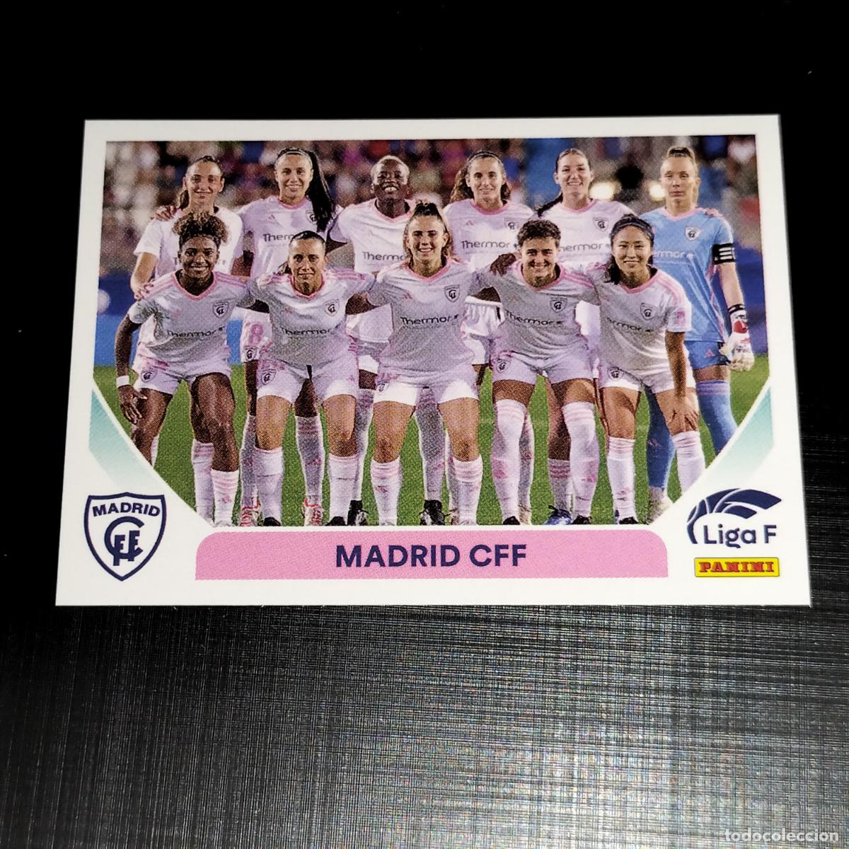 Cartes &agrave; collectionner de Football: N&ordm; 183 ALINEACION EQUIPO MADRID CFF CROMOS LIGA F FEMENINA PANINI 2023 2024 23 24