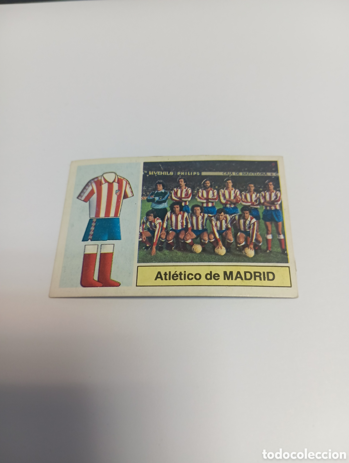 Football Stickers: ALINEACI&Oacute;N Atl&eacute;tico de Madrid Liga Este 1982 1983 RECUPERADO 82 83