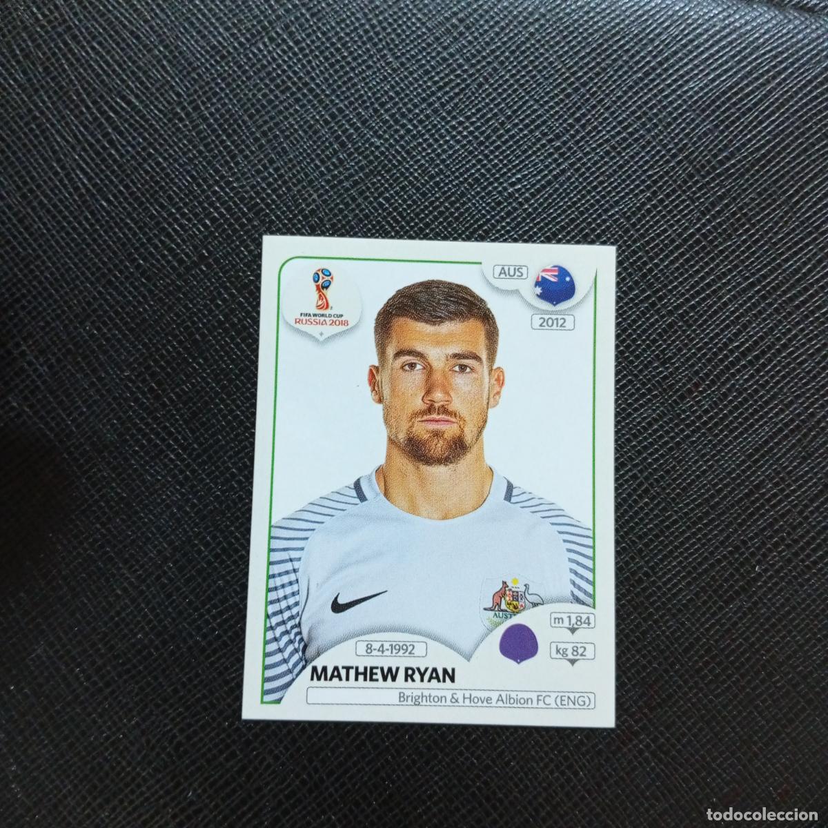 Football Stickers: 214 MATHEW RYAN AUSTRALIA PANINI MUNDIAL RUSIA 2018 CROMO FUTBOL 18 - SIN PEGAR - CJ2