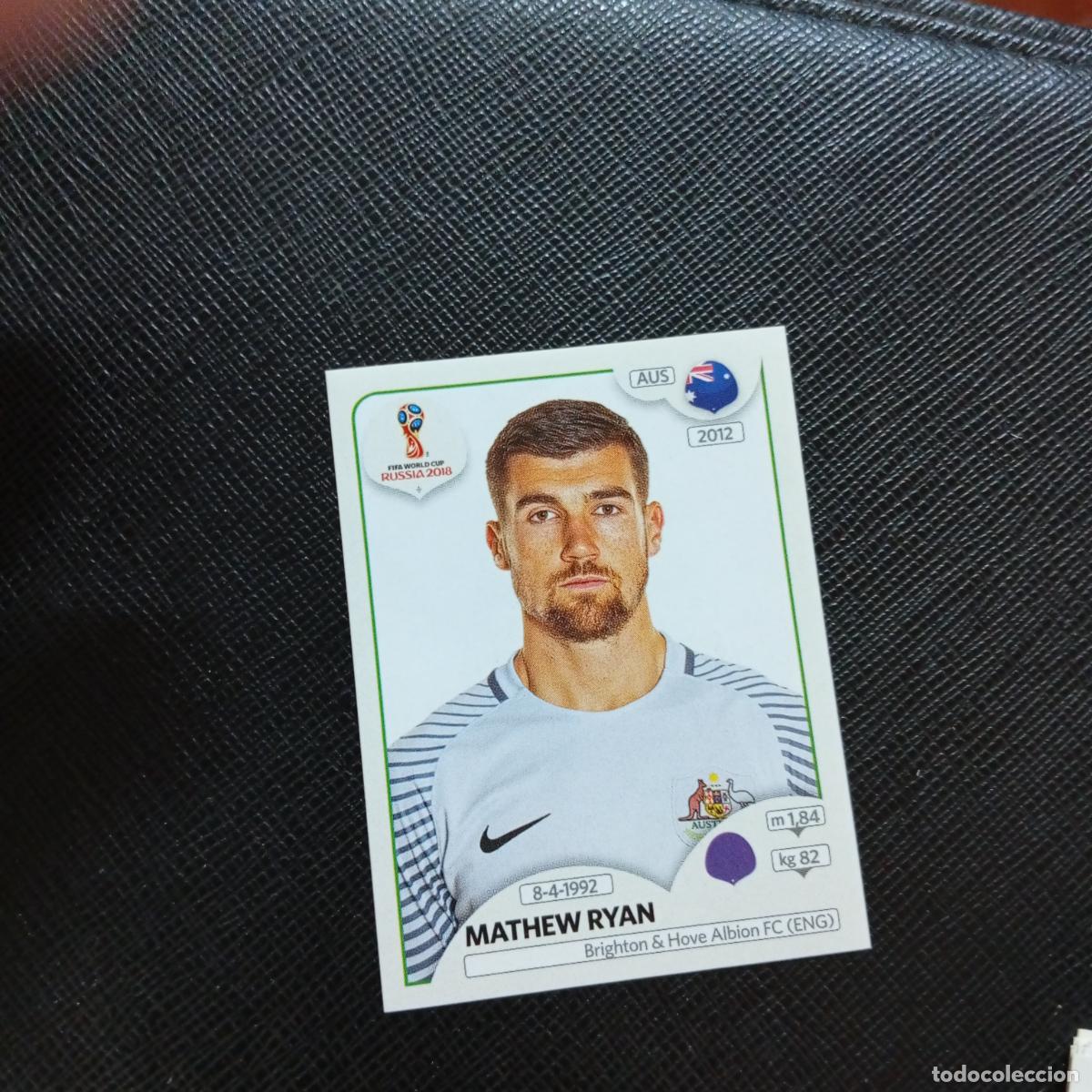 Football Stickers: 214 MATHEW RYAN AUSTRALIA PANINI MUNDIAL RUSIA 2018 CROMO FUTBOL 18 - SIN PEGAR - CJ2 .