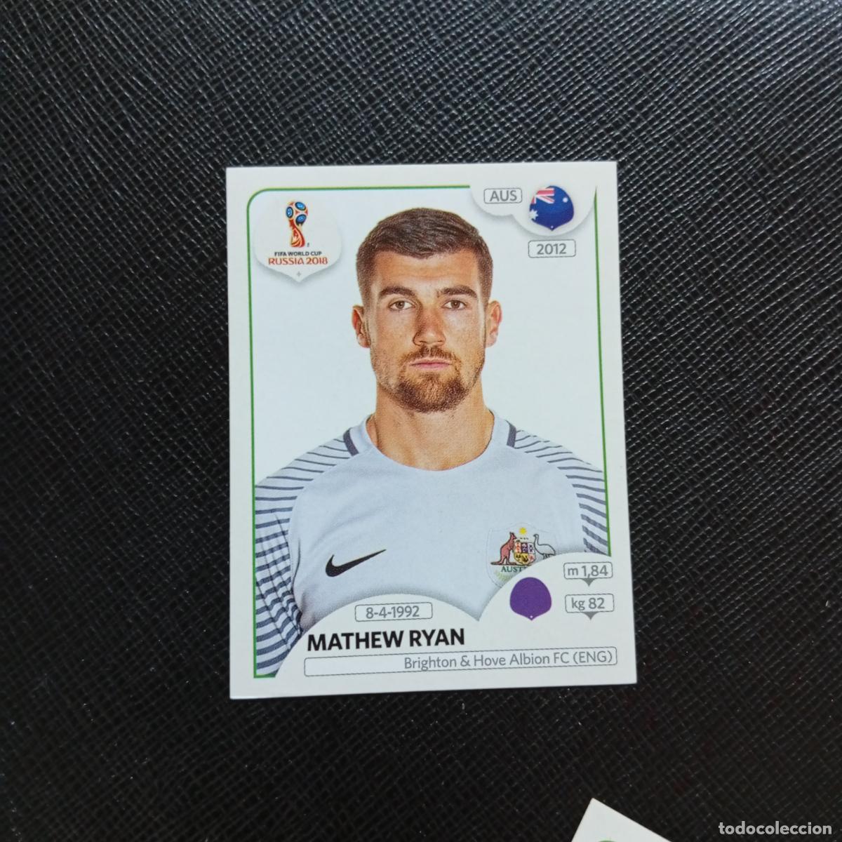 Football Stickers: 214 MATHEW RYAN AUSTRALIA PANINI MUNDIAL RUSIA 2018 CROMO FUTBOL 18 - SIN PEGAR - CJ2 ..