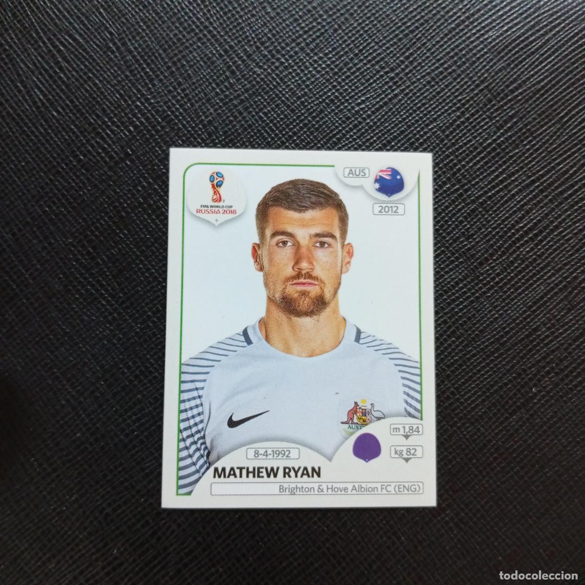 Cromos de f&uacute;tbol: 214 MATHEW RYAN AUSTRALIA PANINI MUNDIAL RUSIA 2018 CROMO FUTBOL 18 - SIN PEGAR - CJ2 ...