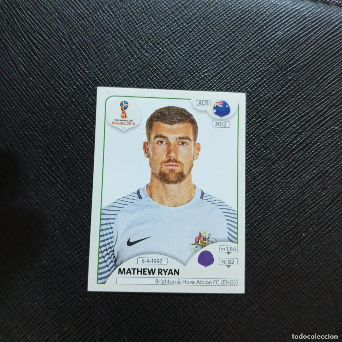 Cromos de f&uacute;tbol: 214 MATHEW RYAN AUSTRALIA PANINI MUNDIAL RUSIA 2018 CROMO FUTBOL 18 - SIN PEGAR - CJ2 ....